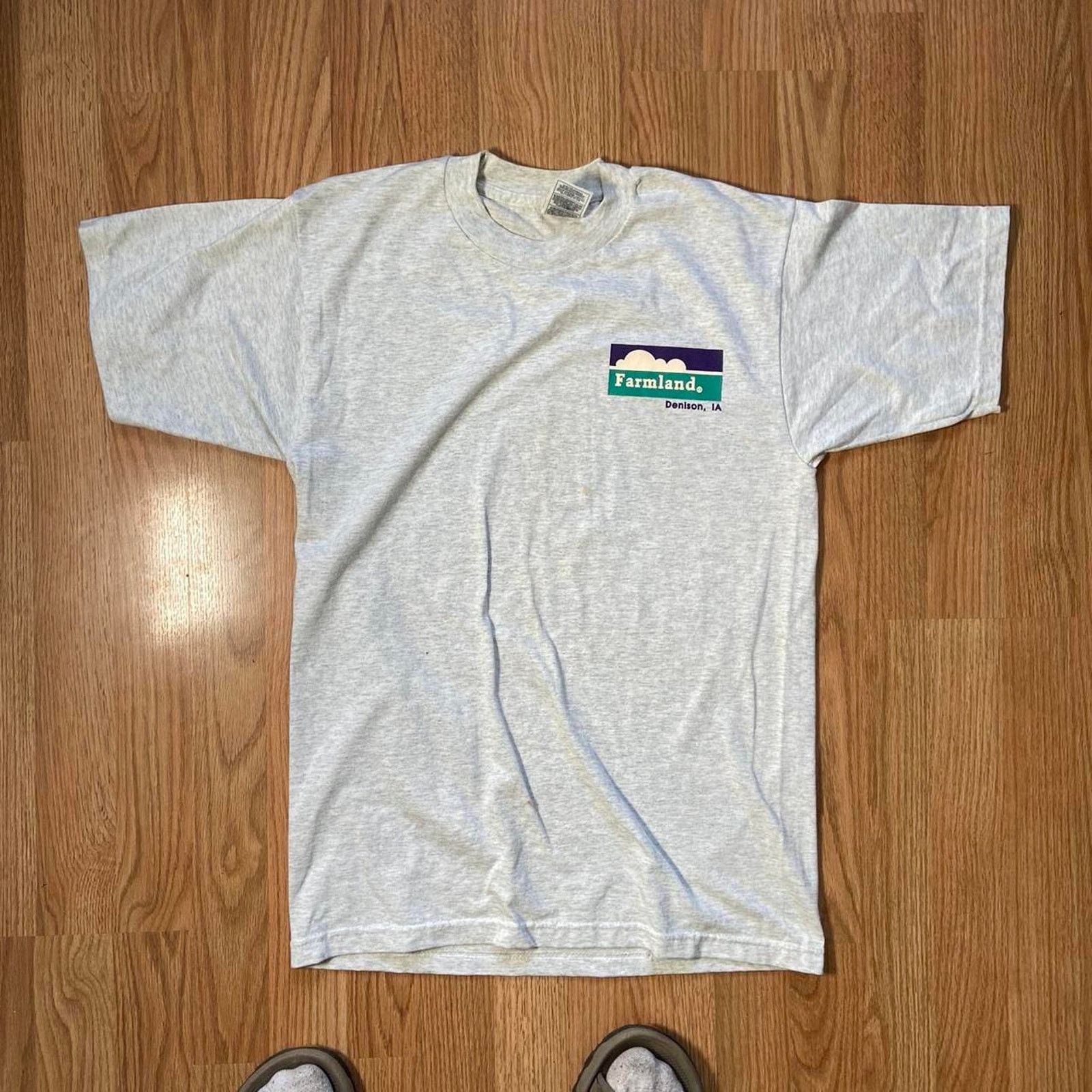 Fruit Of The Loom 90s denison iowa farmland farming Size US M / EU 48-50 / 2 - 3 Thumbnail