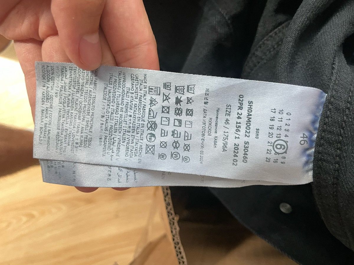 Maison Margiela Maison Margiela MM6 Collar Zipper Denim Jacket Size US M / EU 48-50 / 2 - 11 Thumbnail
