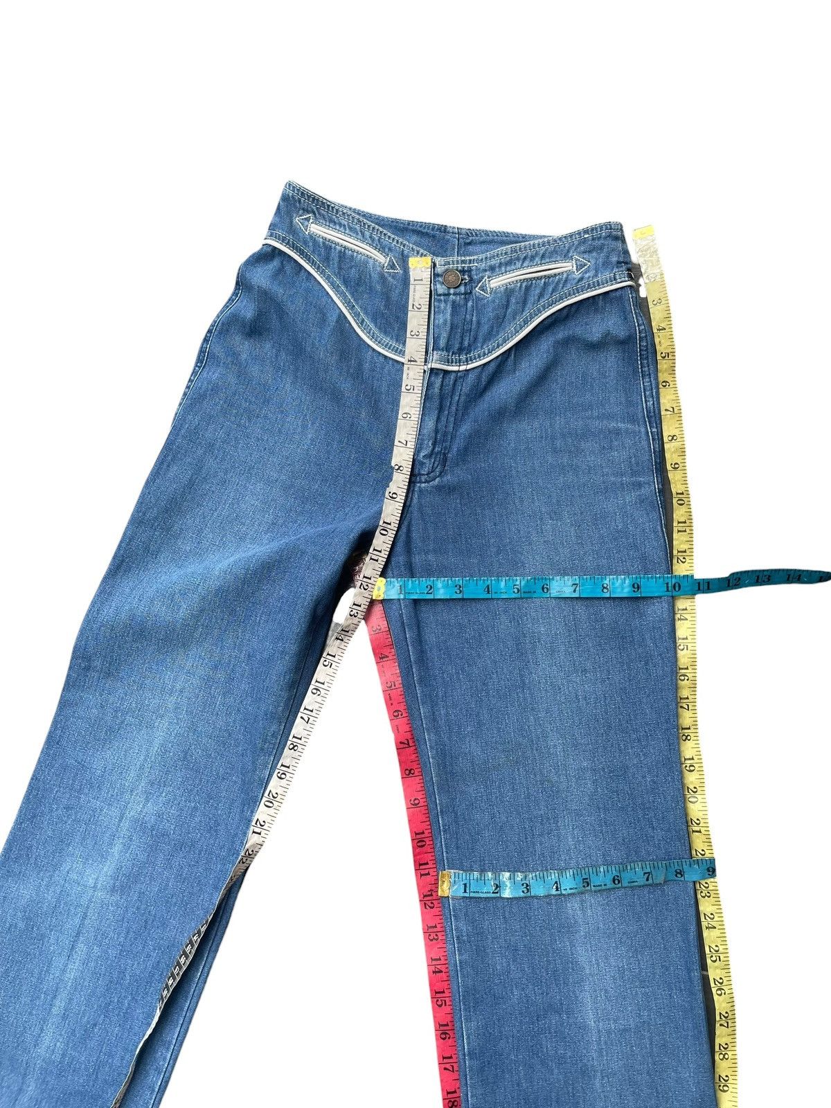 Vintage Vintage Rag City Blues Denim Size 26" / US 2 / IT 38 - 11 Thumbnail