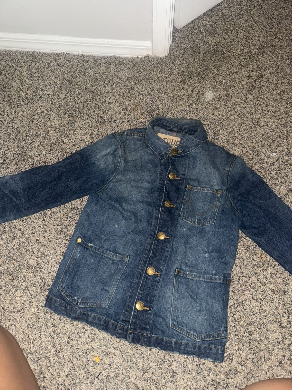 True Religion True Religion Denim Jacket Size XL / US 12-14 / IT 48-50 - 1 Thumbnail