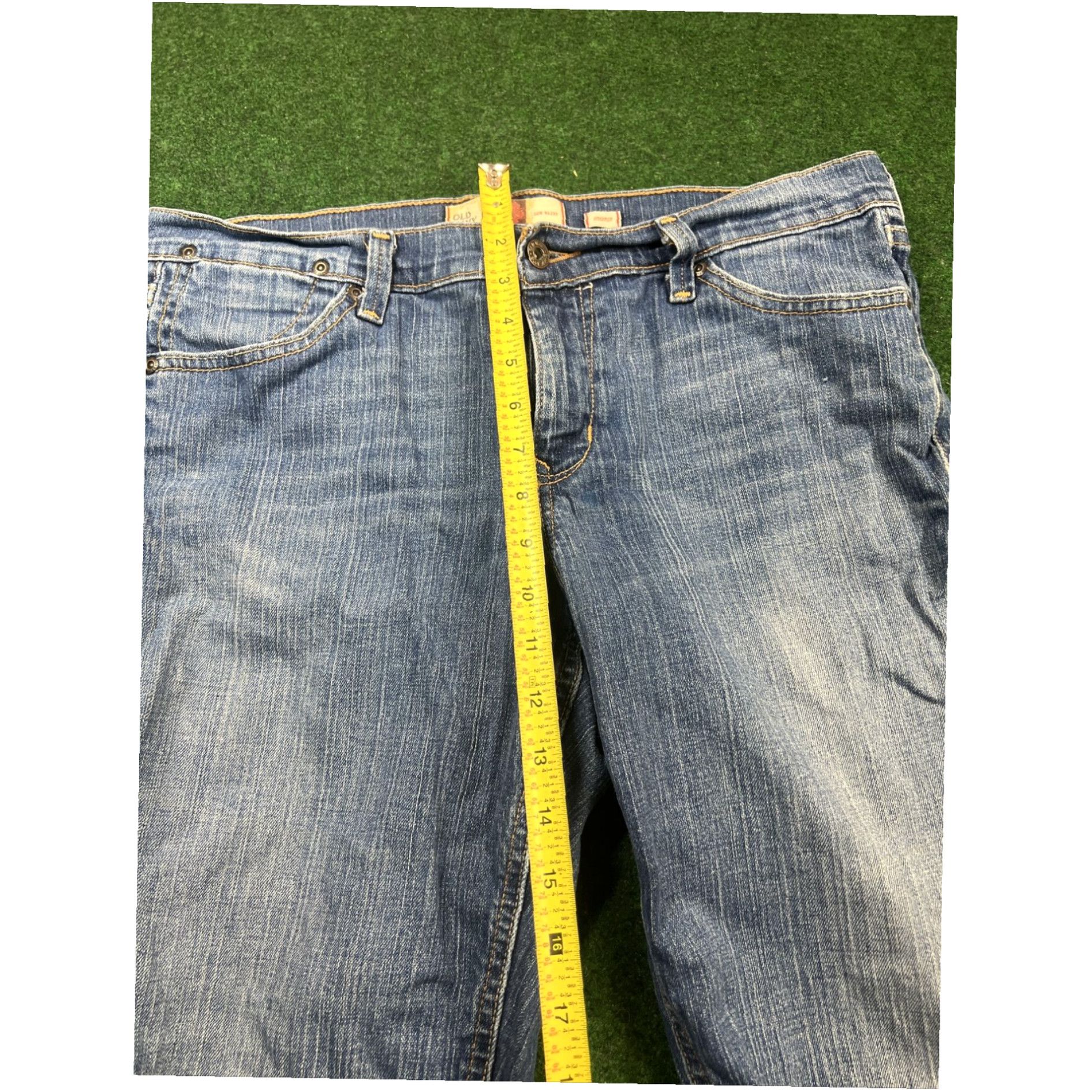 Old Navy Old Navy Capri Jeans 12 Women's Low Waist Stretch Denim Blue 34x22 Size 34" / US 12 / IT 48 - 6 Thumbnail
