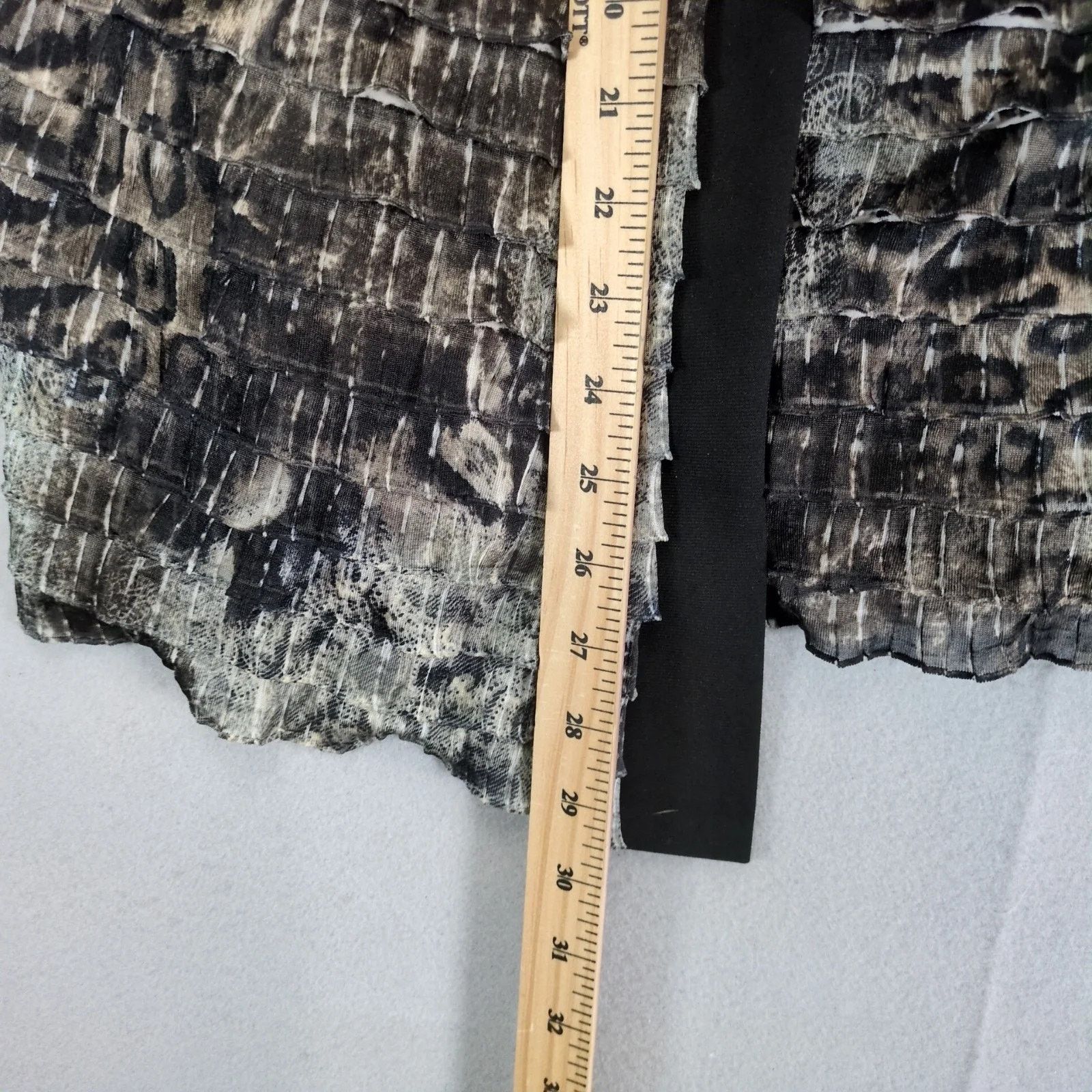 Vintage R&M Richards Layered Ruffle Attached Tank Jacket Women's 18W Size XXL / US 16-18 / IT 52-54 - 7 Thumbnail