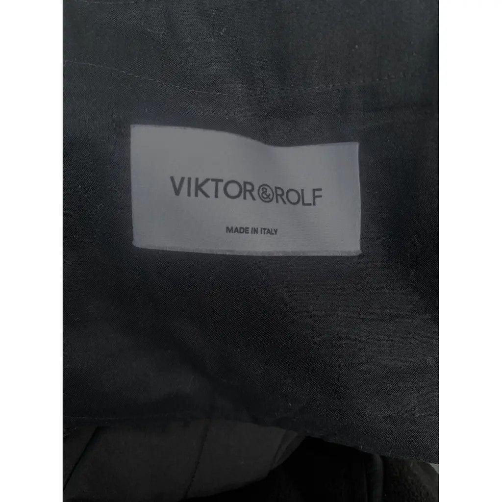 Viktor & Rolf Viktor&Rolf Black Silk Bermuda Vintage ParisFashionWeekPiece Size 27" / US 4 / IT 40 - 4 Thumbnail