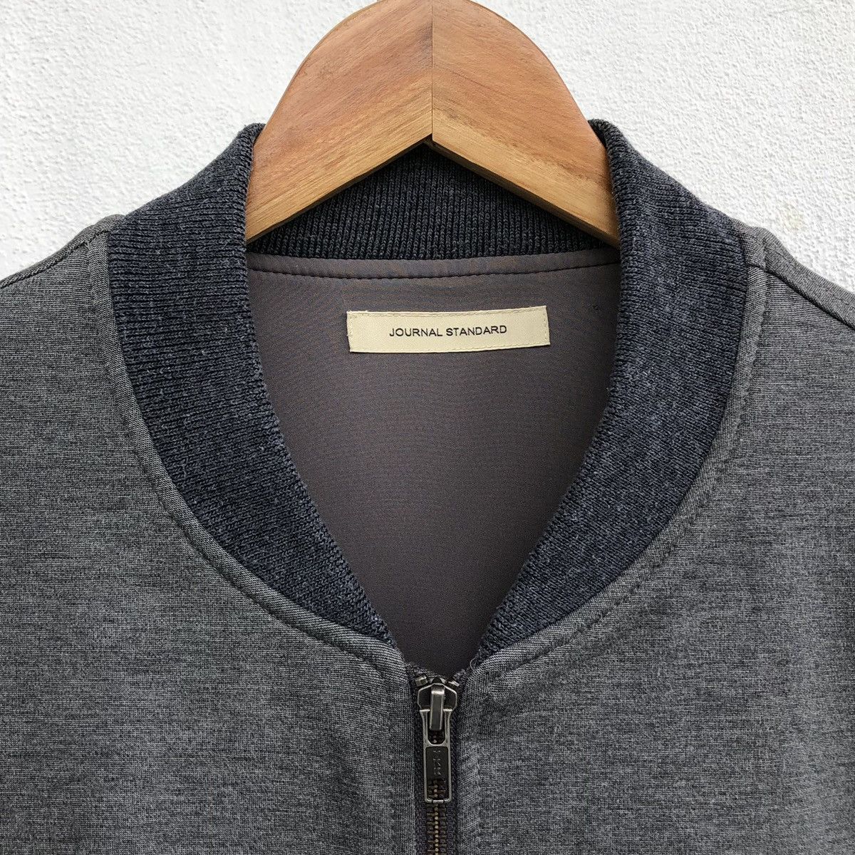 Journal Standard Journal Standard Blouson Stretchable Grey Bomber Jacket Size US L / EU 52-54 / 3 - 11 Thumbnail