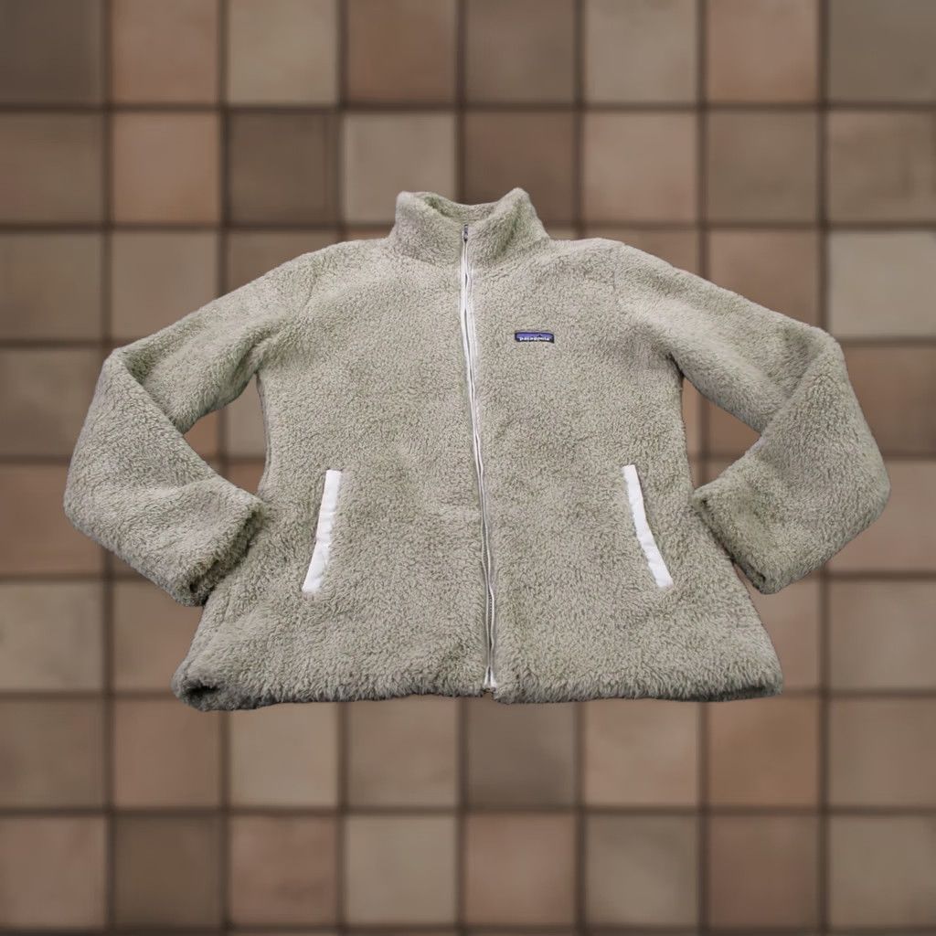 Patagonia Patagonia Jacket Women L Beige Fleece Windproof Pockets Full Zip Regular Size Size L / US 10 / IT 46 - 1 Thumbnail