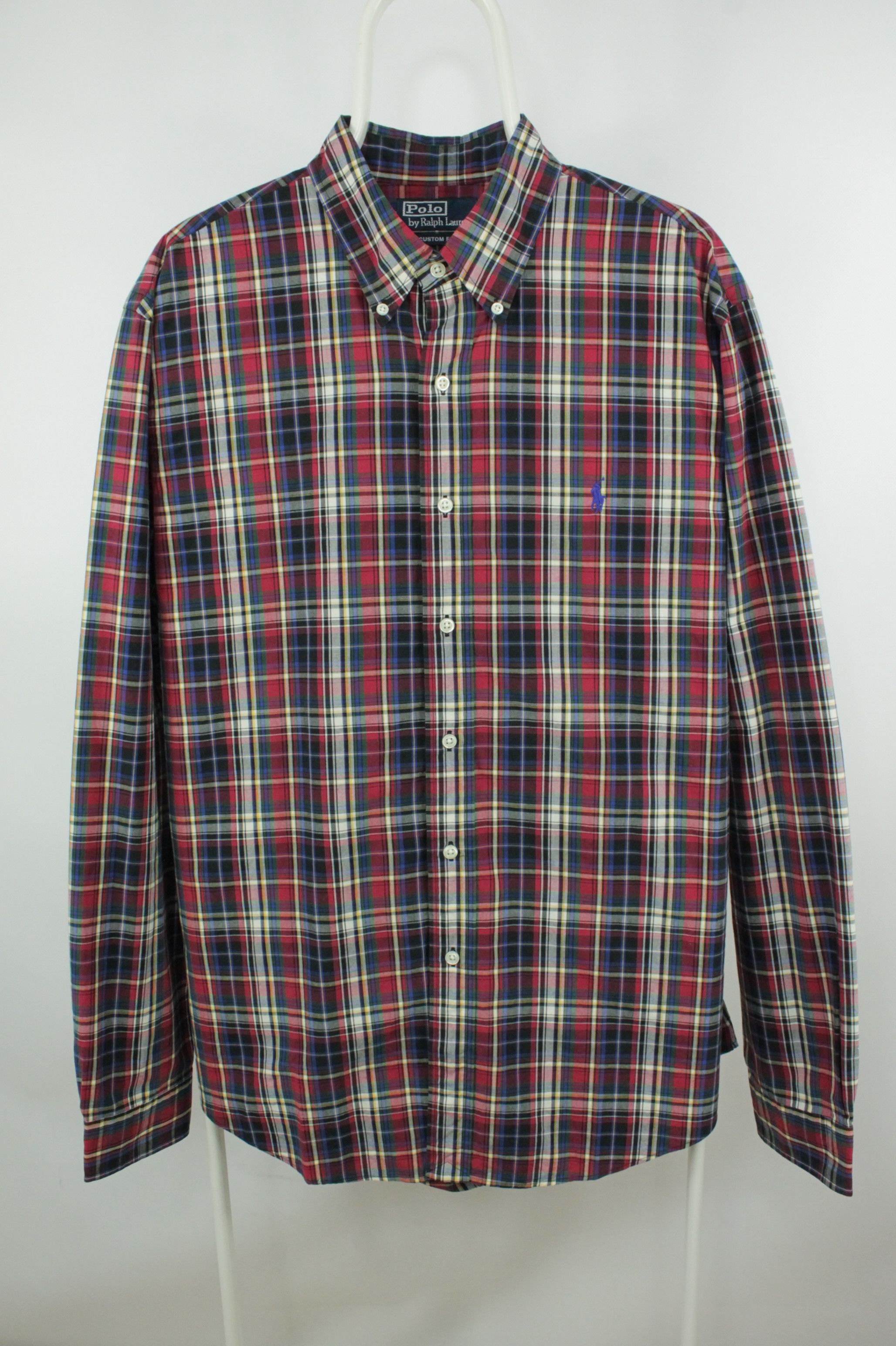 Polo Ralph Lauren Vintage Polo Ralph lauren Custom Fit Casual Plaid Shirt Size US XL / EU 56 / 4 - 1 Thumbnail