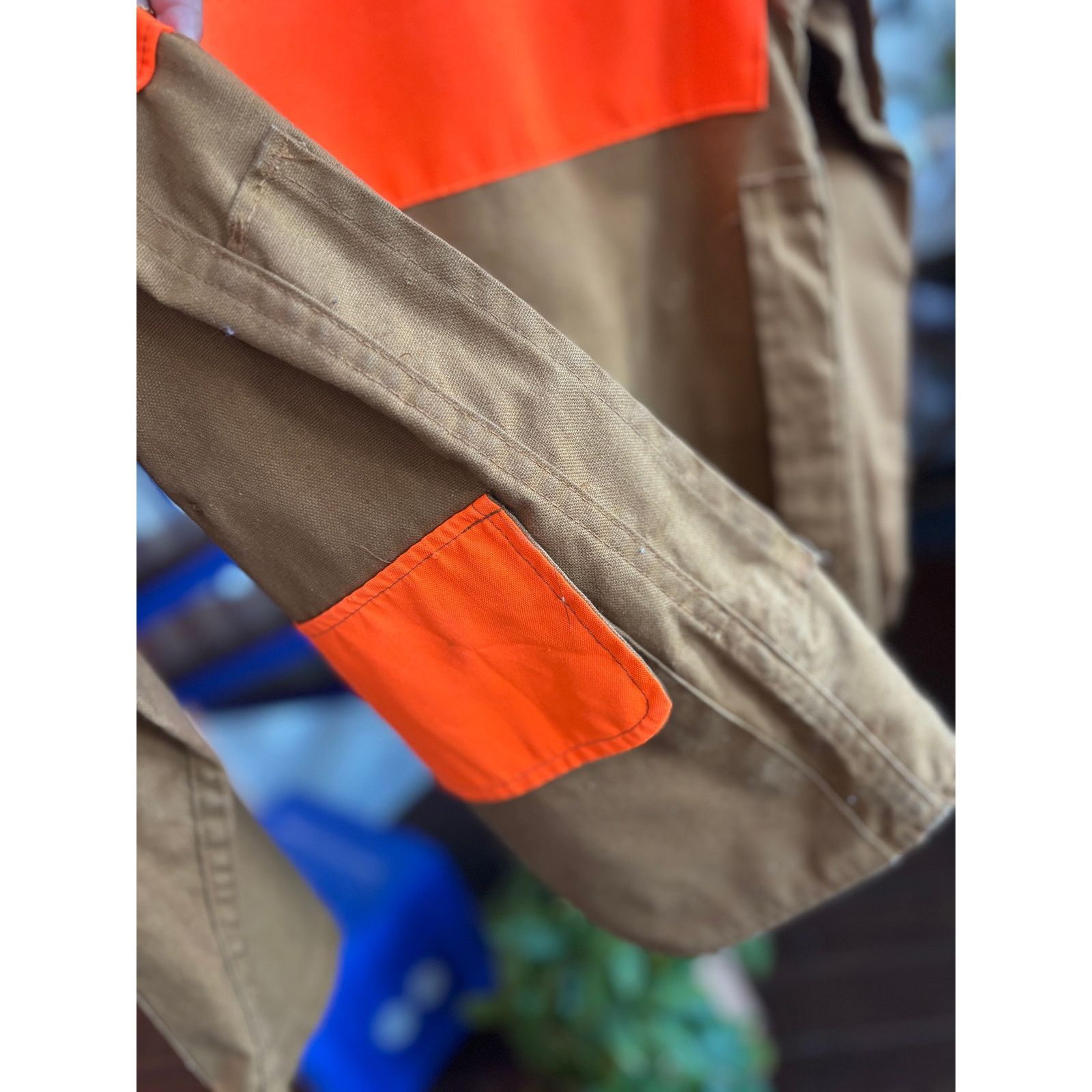 Vintage Saf-T-Bak Vintage Tan & Orange Hunting Jacket Size L Size US L / EU 52-54 / 3 - 6 Thumbnail