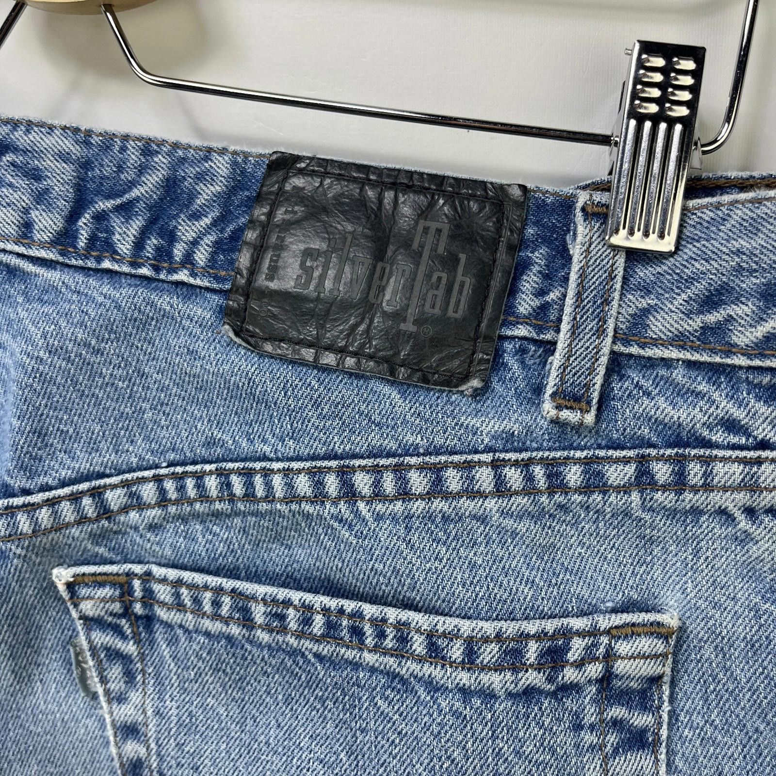 Levi's Vintage 90s Levi's Silvertab Baggy Pleated Jeans 34 x 34 Size US 34 / EU 50 - 5 Thumbnail
