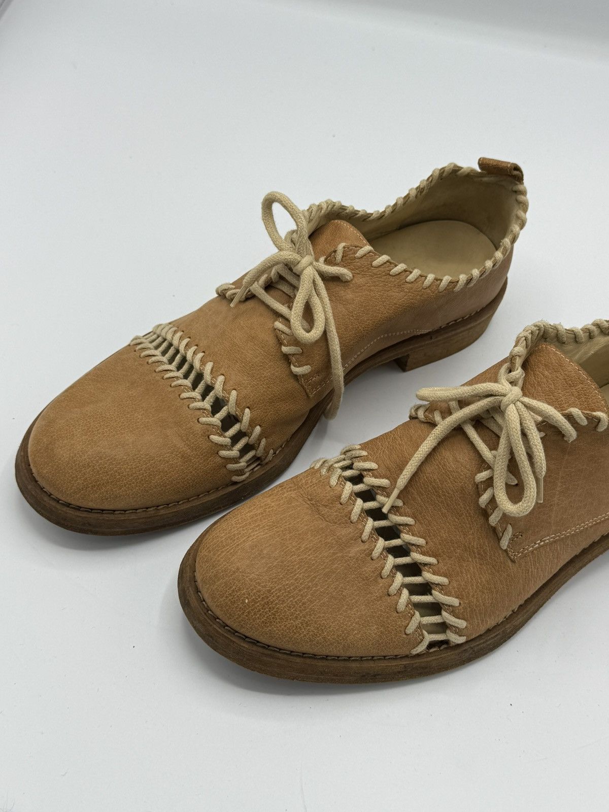 Ann Demeulemeester Ann Demeulemeester PWF Menswear SS/2009 Lace-up Shoes Size US 8 / EU 41 - 5 Thumbnail