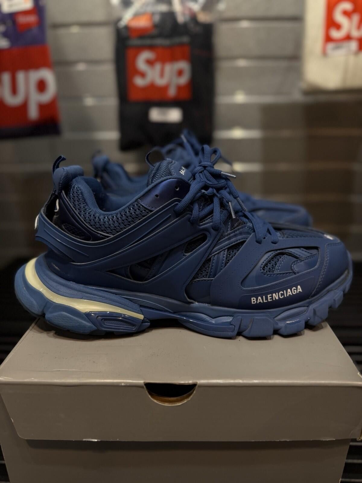 Balenciaga Size 45EU/12US - Balenciaga Track LED Blue $1150 Size US 12 / EU 45 - 1 Thumbnail