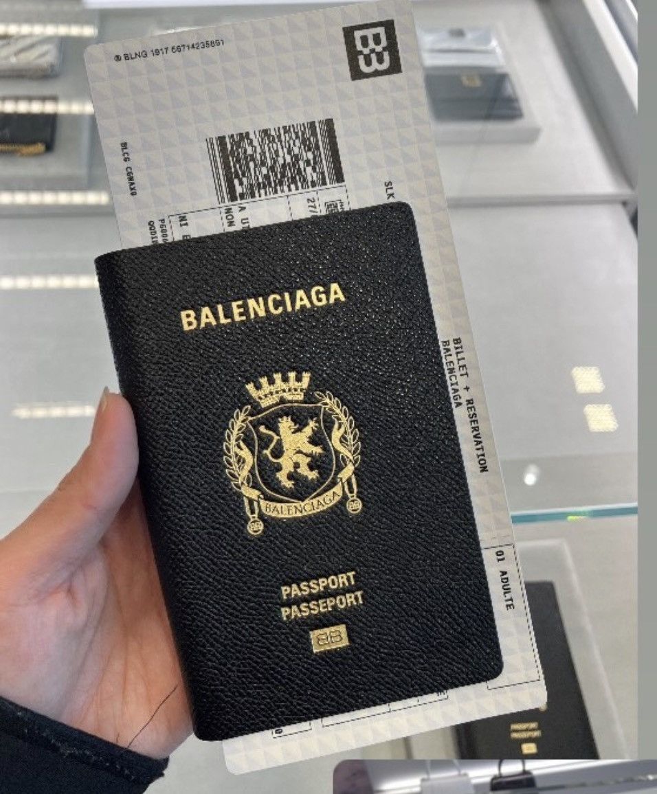 Balenciaga Balenciaga Passport Ticket Long Wallet Size ONE SIZE - 1 Thumbnail