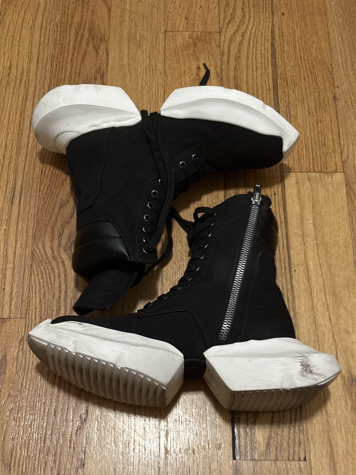 Rick Owens × Rick Owens Drkshdw Ricks Owens DRKSHDW Army Split Size US 9 / EU 42 - 3 Thumbnail