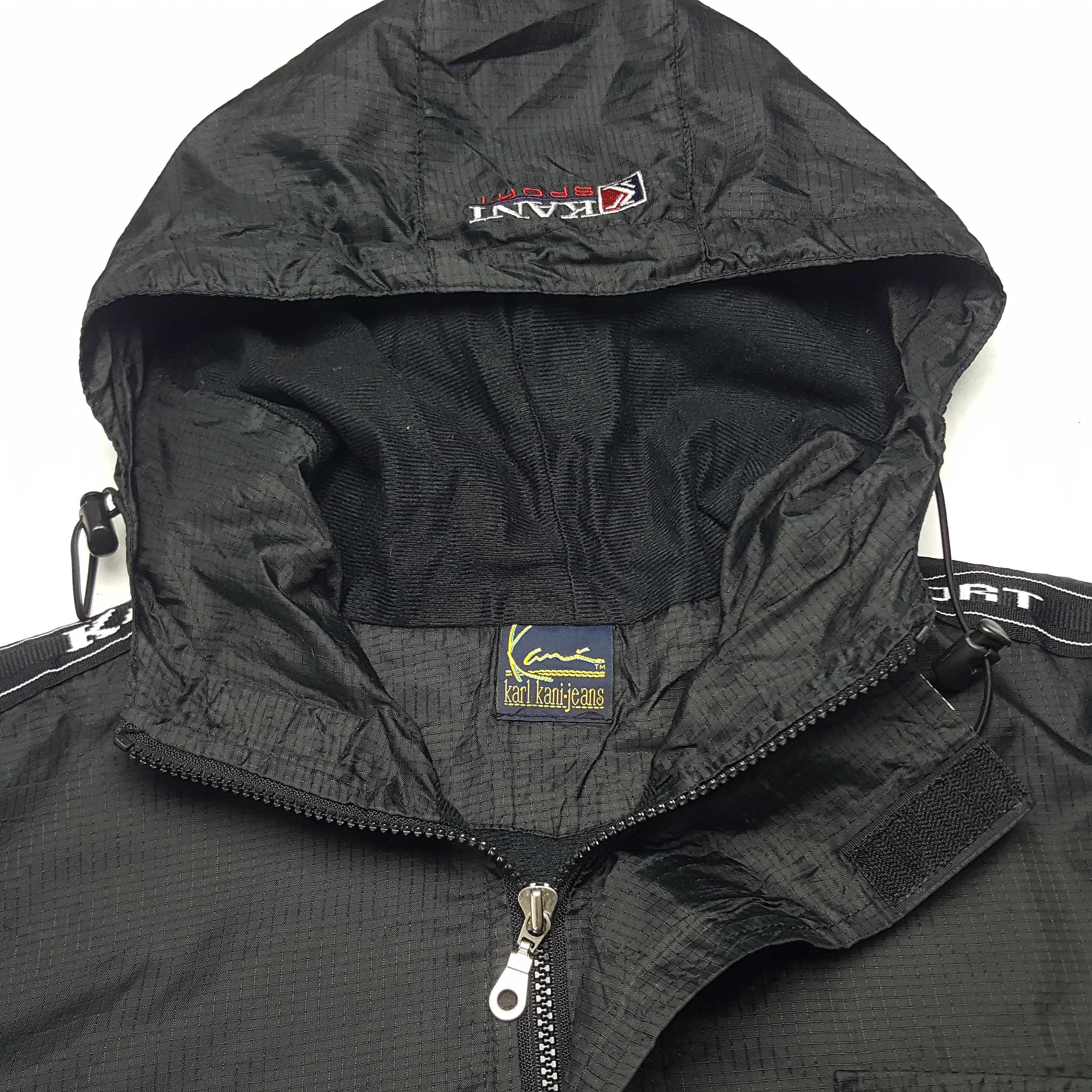 Karl Kani × Vintage Vintage Kani Tape Windbreaker Zipper Jacket Size US XXL / EU 58 / 5 - 5 Thumbnail