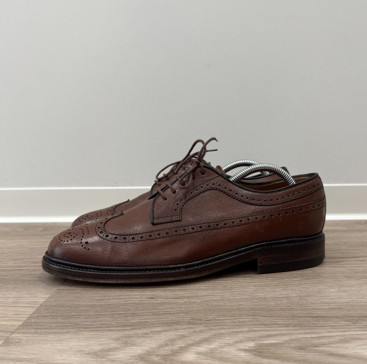 Yanko Design Yanko Espana Brown Leather Brogue Shoes Size US 11 / EU 44 - 4 Thumbnail