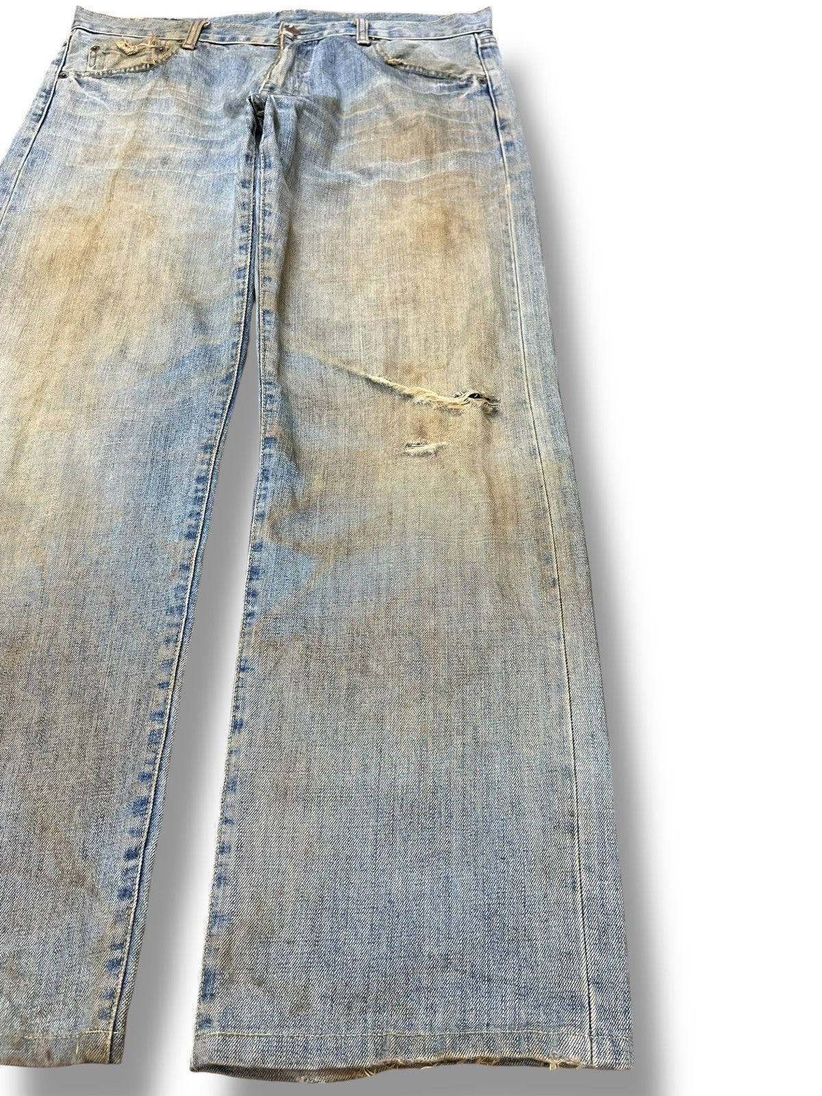 Uniqlo Vintage Uniqlo S-003 Baggy Mudwash Denim Size US 36 / EU 52 - 4 Thumbnail