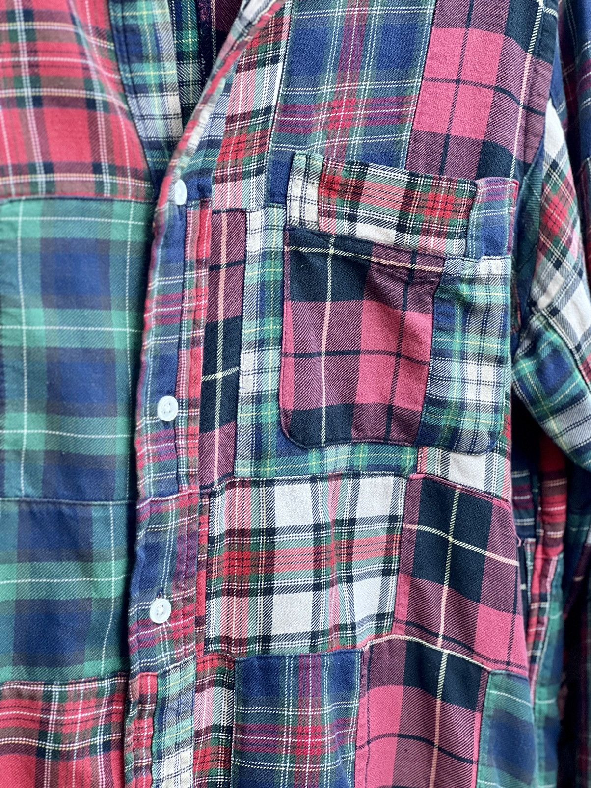 Ralph Lauren Ralph Lauren Patchwork Custom Fit Flanell Shirt Size US M / EU 48-50 / 2 - 3 Thumbnail