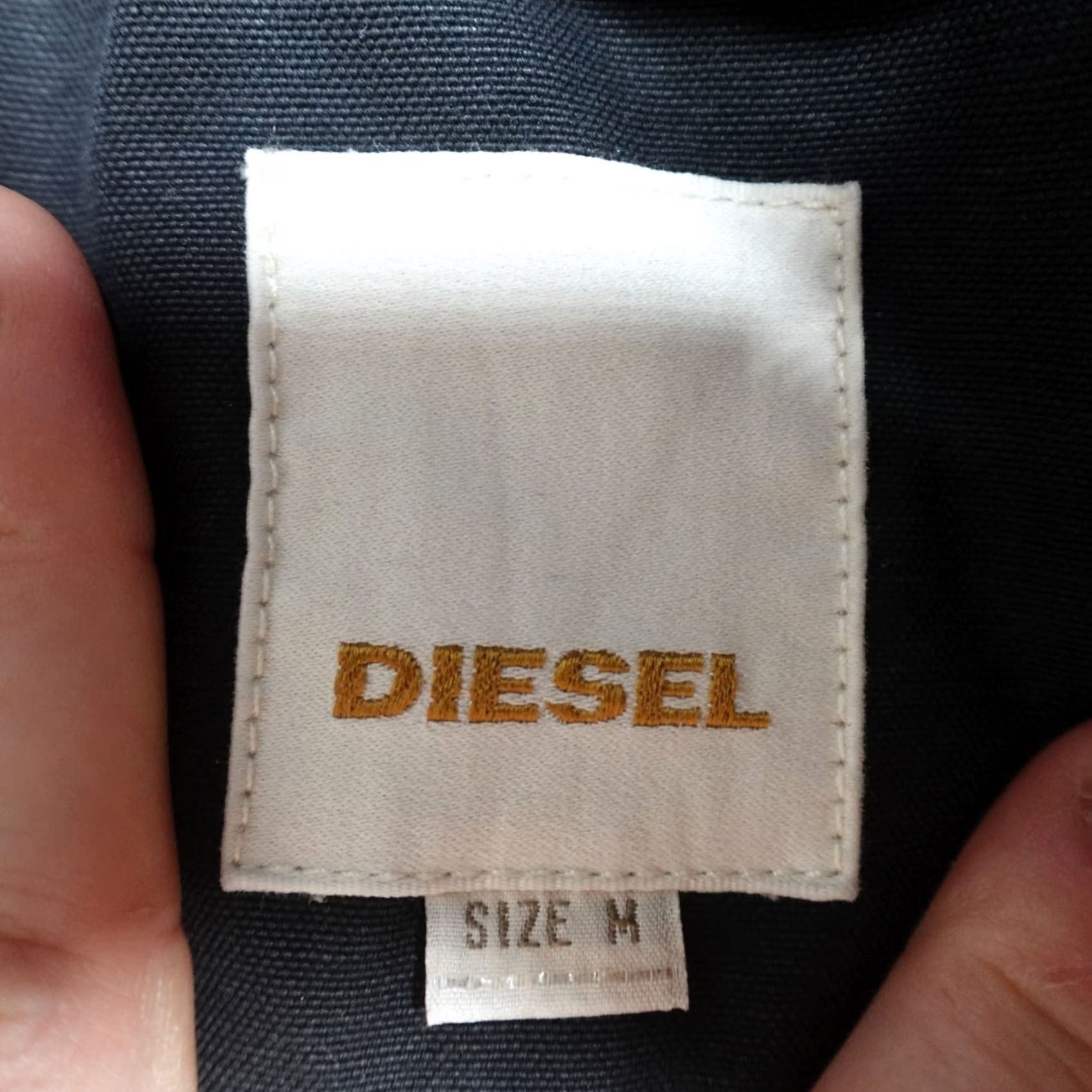 Diesel Diesel Jacket Black Canvas Heavy Weight Thick Size Medium Mens Size US M / EU 48-50 / 2 - 5 Thumbnail