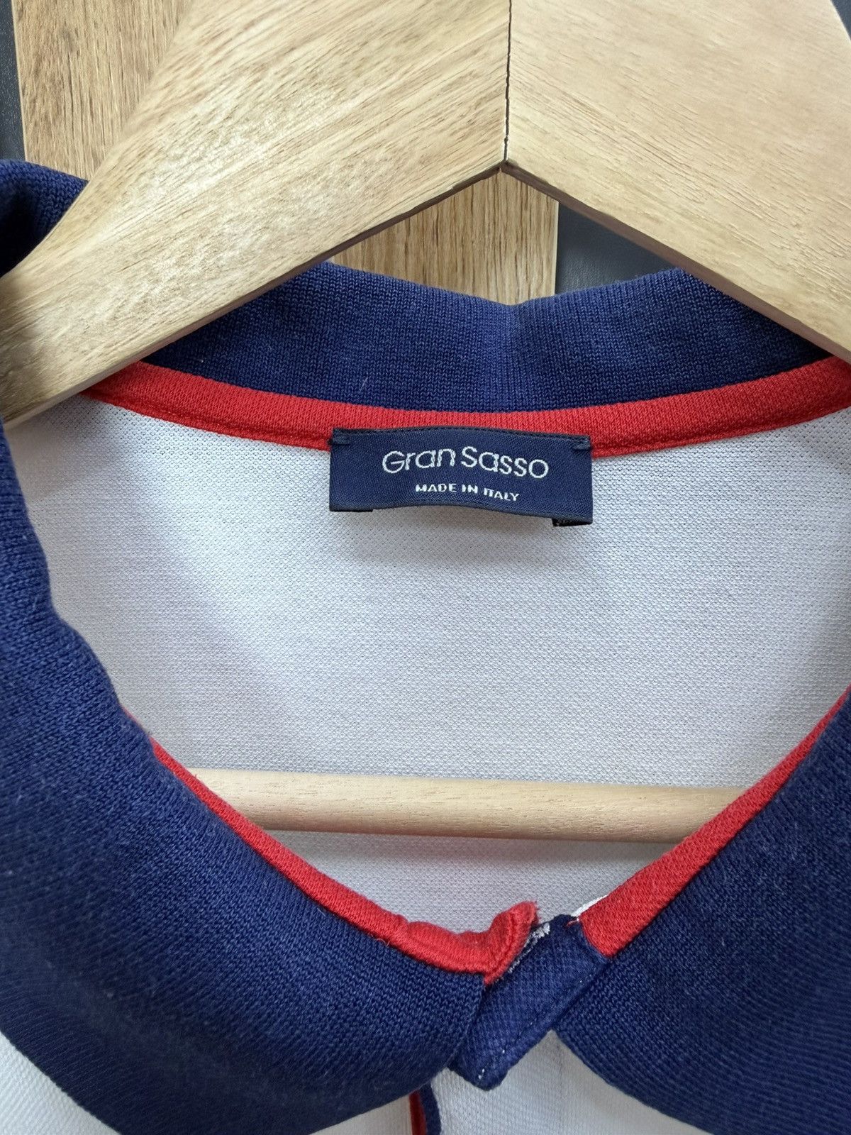 Gran Sasso Gran Sasso Italy White Polo Shirt Size 58 Size US XXL / EU 58 / 5 - 7 Thumbnail