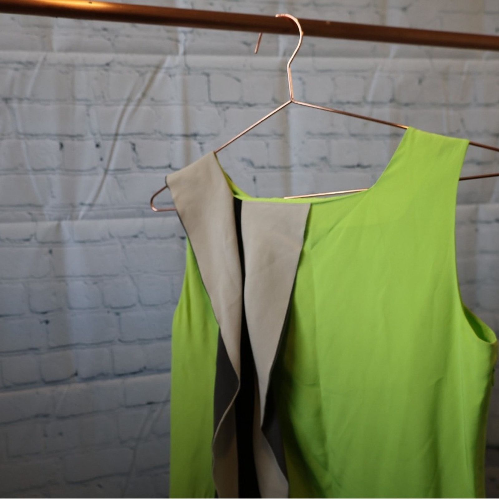 Diane von Furstenberg Diane Von Furstenberg Shizuka DVF Silk Sleeveless Dress Size XS / US 0-2 / IT 36-38 - 4 Thumbnail