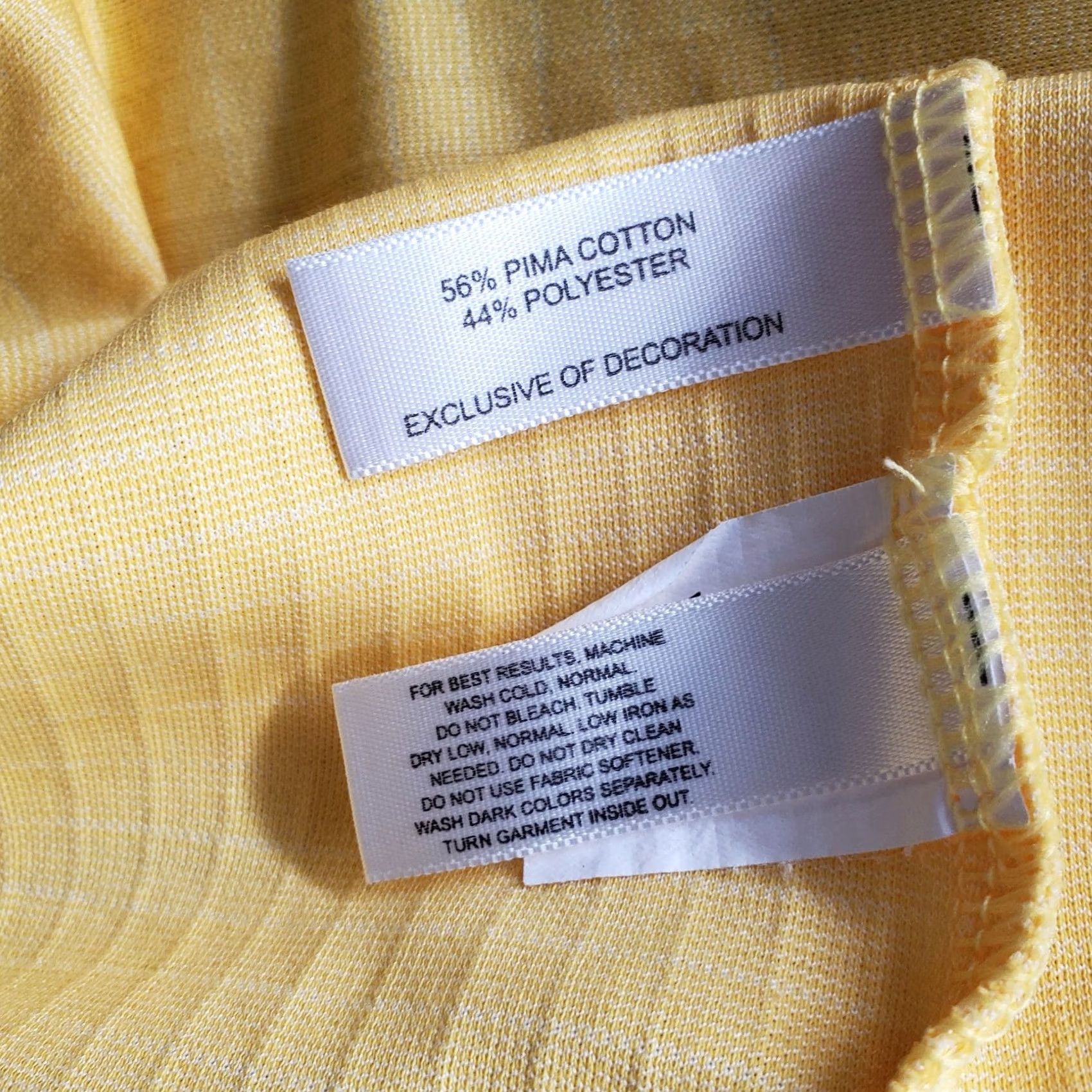 Cutter & Buck Cutter & Buck Polo Shirt Mens 2XL Yellow Collared CB Dry Tec Pony Logo Popover Shirt Mens 2XL Yellow Size US XXL / EU 58 / 5 - 7 Thumbnail