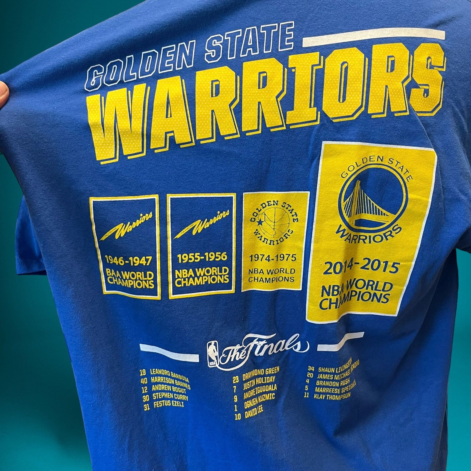 Gildan 2015 Golden State Warriors Shirt NBA The Finals Champions Size US XL / EU 56 / 4 - 4 Thumbnail