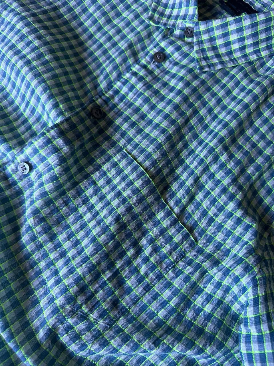 Marc by Marc Jacobs × Vintage Vintage Marc by Marc Jacobs Checkered Short Sleeve Shirt Size US L / EU 52-54 / 3 - 3 Thumbnail
