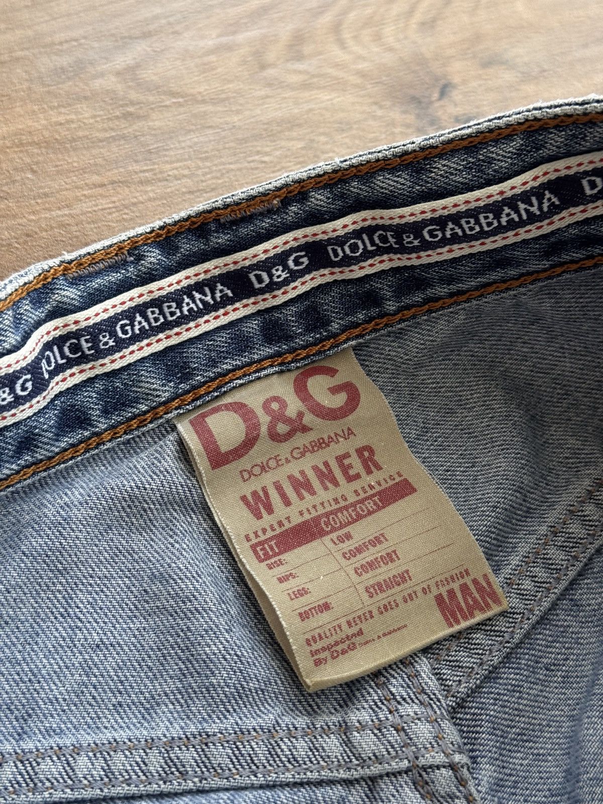Dolce & Gabbana × Vintage Vintage Dolce & Gabbana Winner Luxury Japanese Denim Jeans Size US 31 - 17 Thumbnail