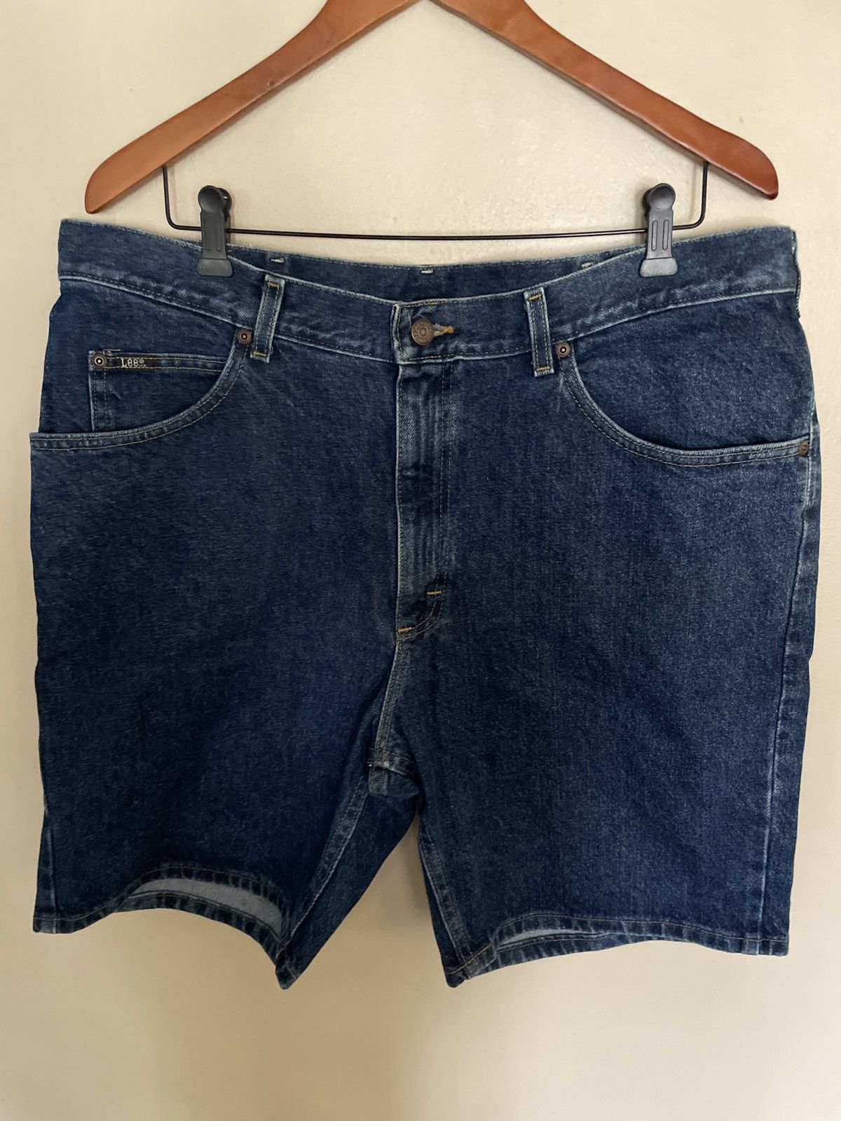 Lee × Vintage Lee BLUE Jean Shorts Jorts 40 vintage denim 100% cotton 🔥🇺🇸 Size US 40 / EU 56 - 1 Thumbnail