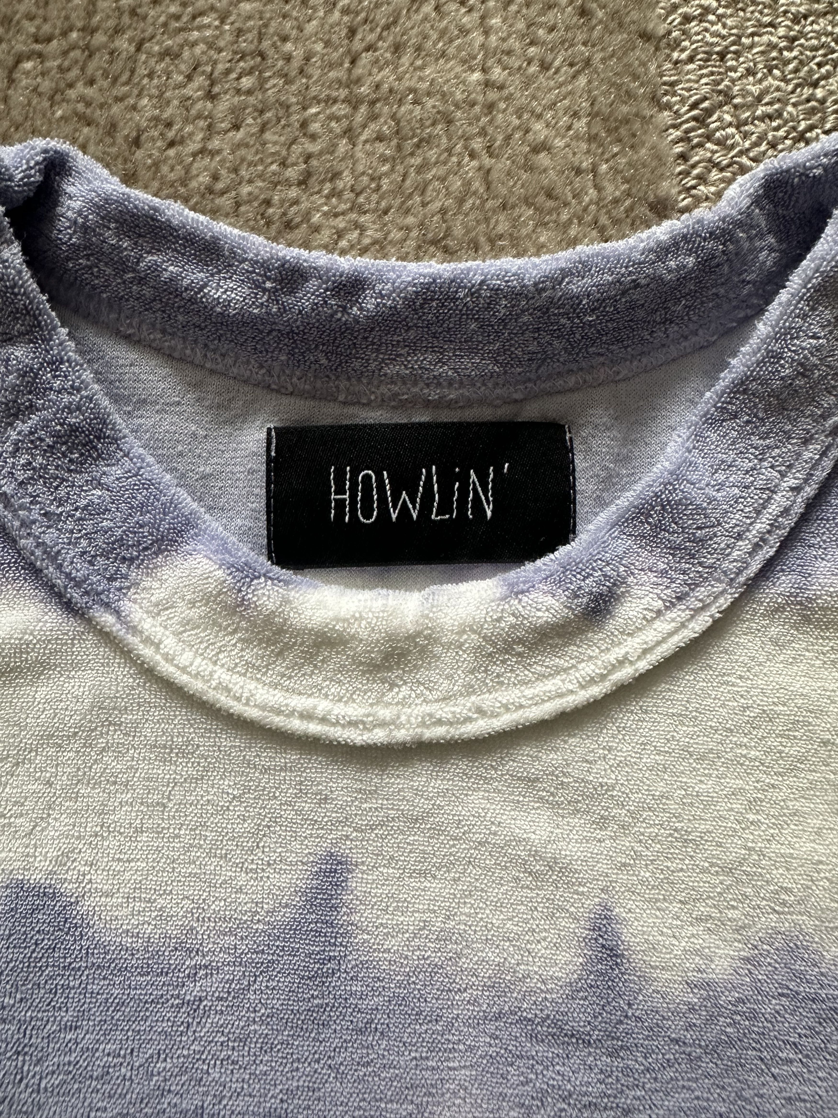 Howlin' Howlin’ Belgium Made Tie-Dye Terry T-Shirt (Small) Size US S / EU 44-46 / 1 - 2 Thumbnail