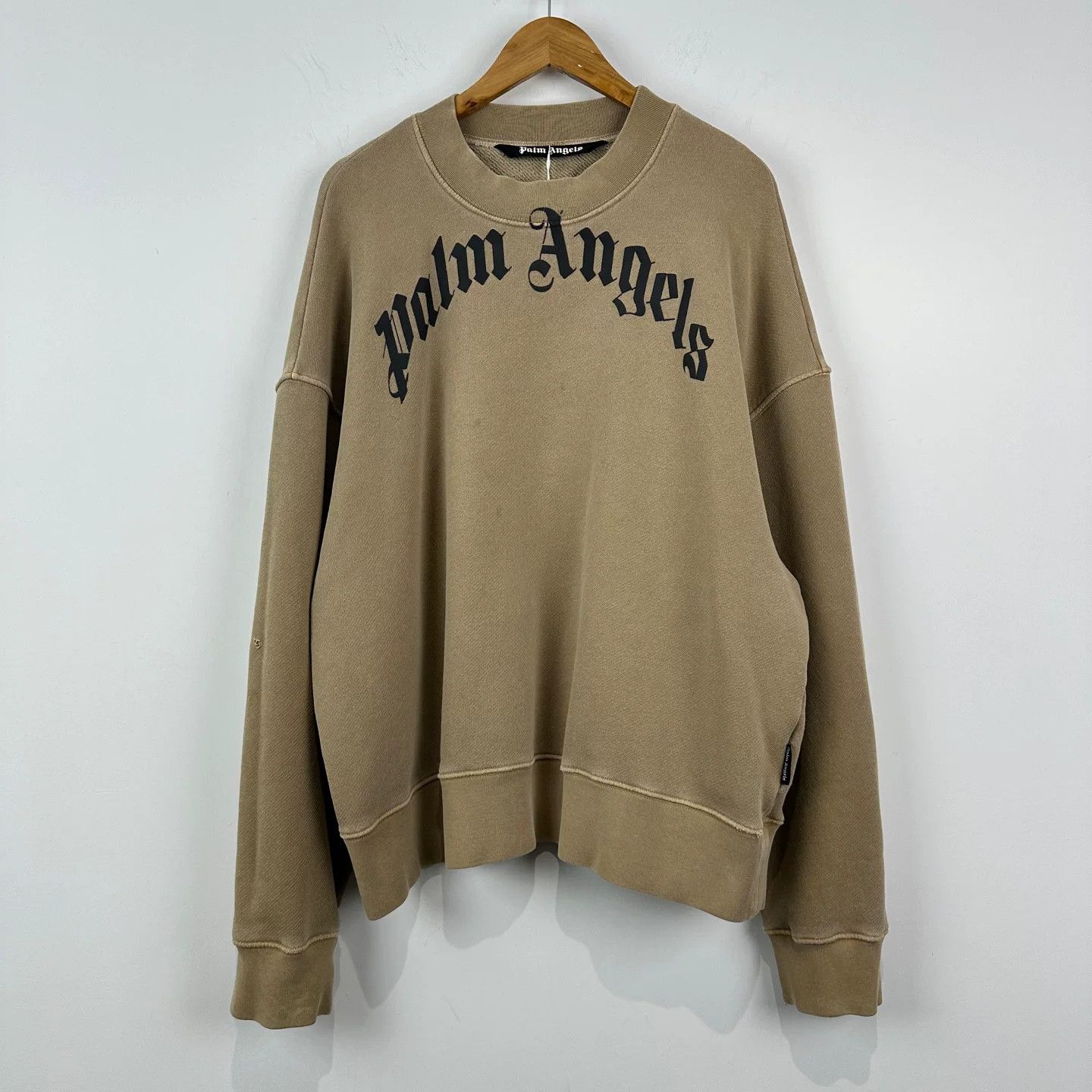 Palm Angels Logo Crewneck Sweatshirt L Size