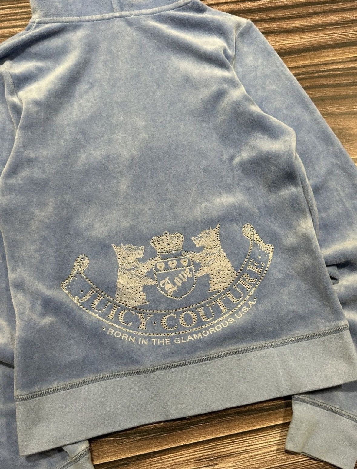Juicy Couture × Vintage Vintage Zip hoodie Juicy Couture Streetwear Size M / US 6-8 / IT 42-44 - 3 Thumbnail