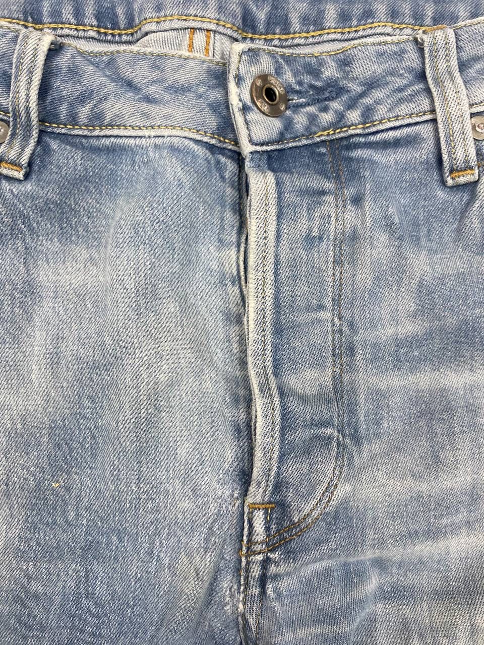 G-Star G-Star Raw Men Cotton Jeans 3301 Blue Classic Light Wash Size US 31 - 9 Thumbnail