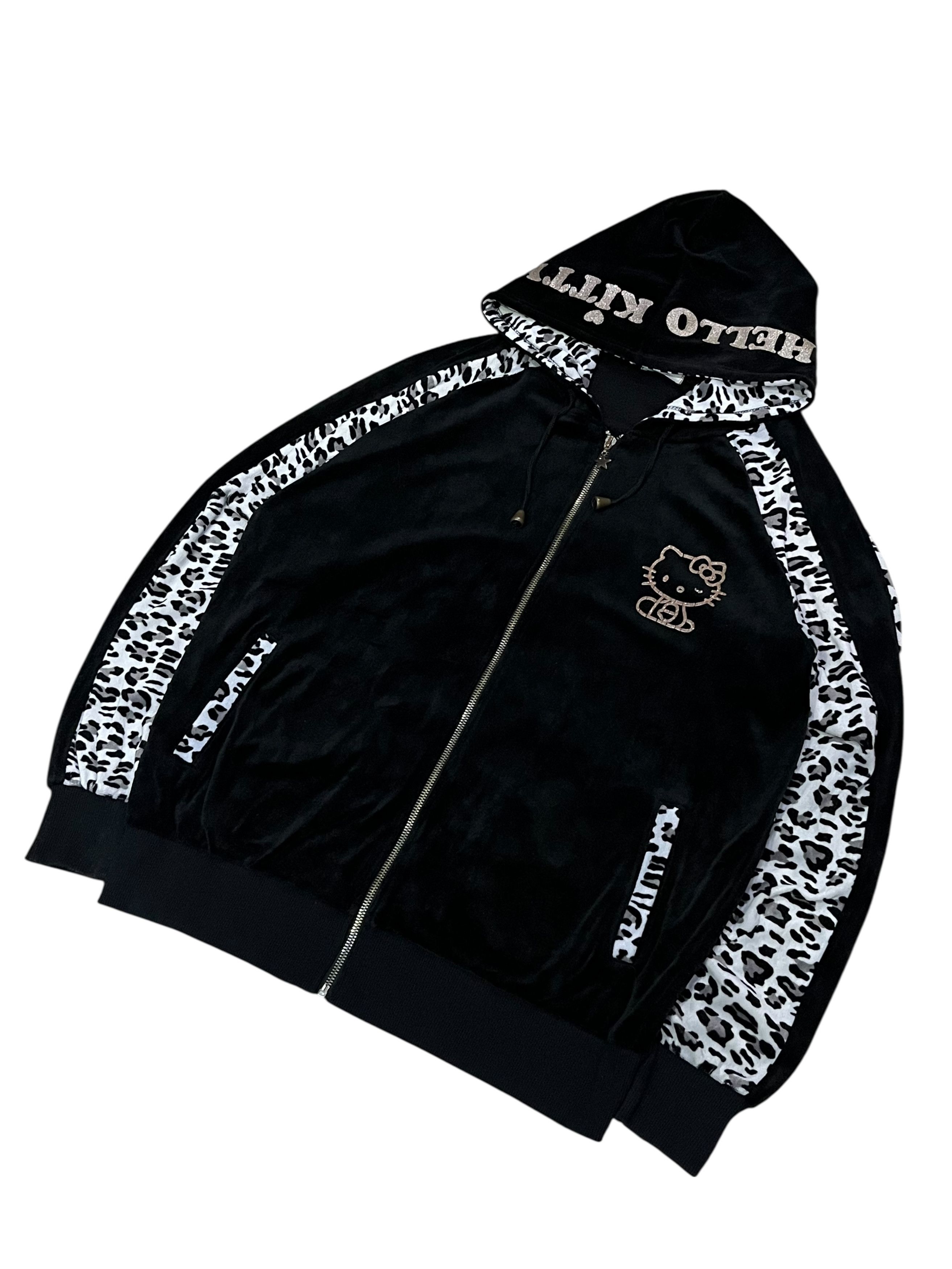 Ne-Net 🔥RARE JAPAN-ONLY HELLO KITTY Velvet Leopard Tracksuit Set Size US L / EU 52-54 / 3 - 9 Thumbnail
