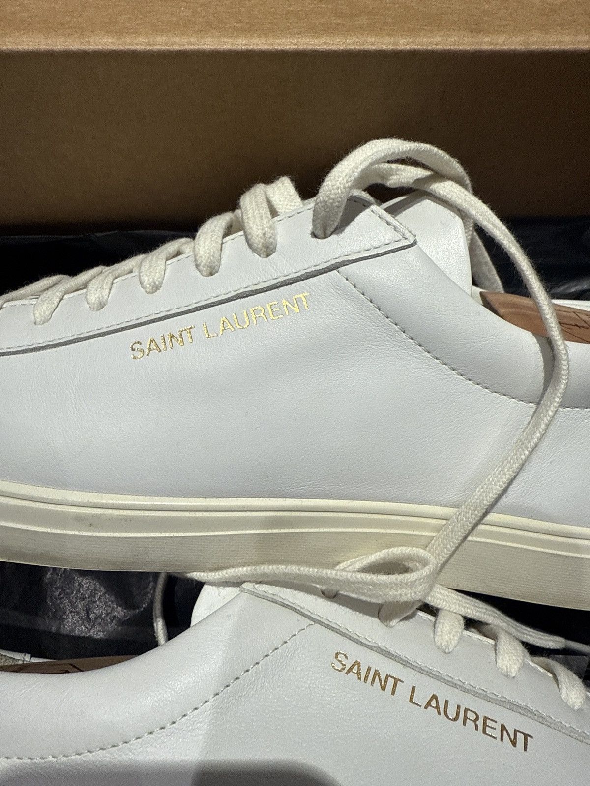 Saint Laurent Paris Saint Laurent Andy Sneakers (Low Top Sneakers) Size US 7.5 / EU 40-41 - 8 Thumbnail