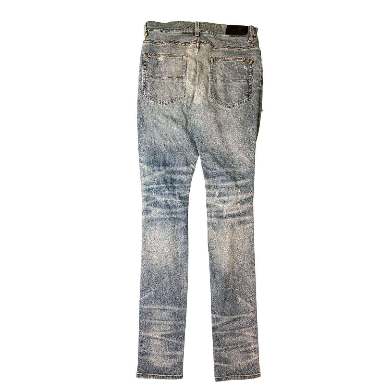 Amiri Amiri Thrasher Multi Color Light Wash Jeans Size US 32 / EU 48 - 2 Thumbnail