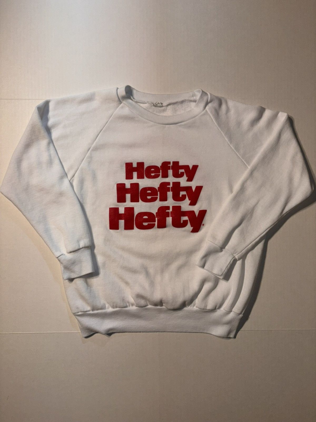 Vintage Reynolds Hefty Trash Bag Promo 80s Raglan Crewneck USA Rare Size US S / EU 44-46 / 1 - 1 Thumbnail