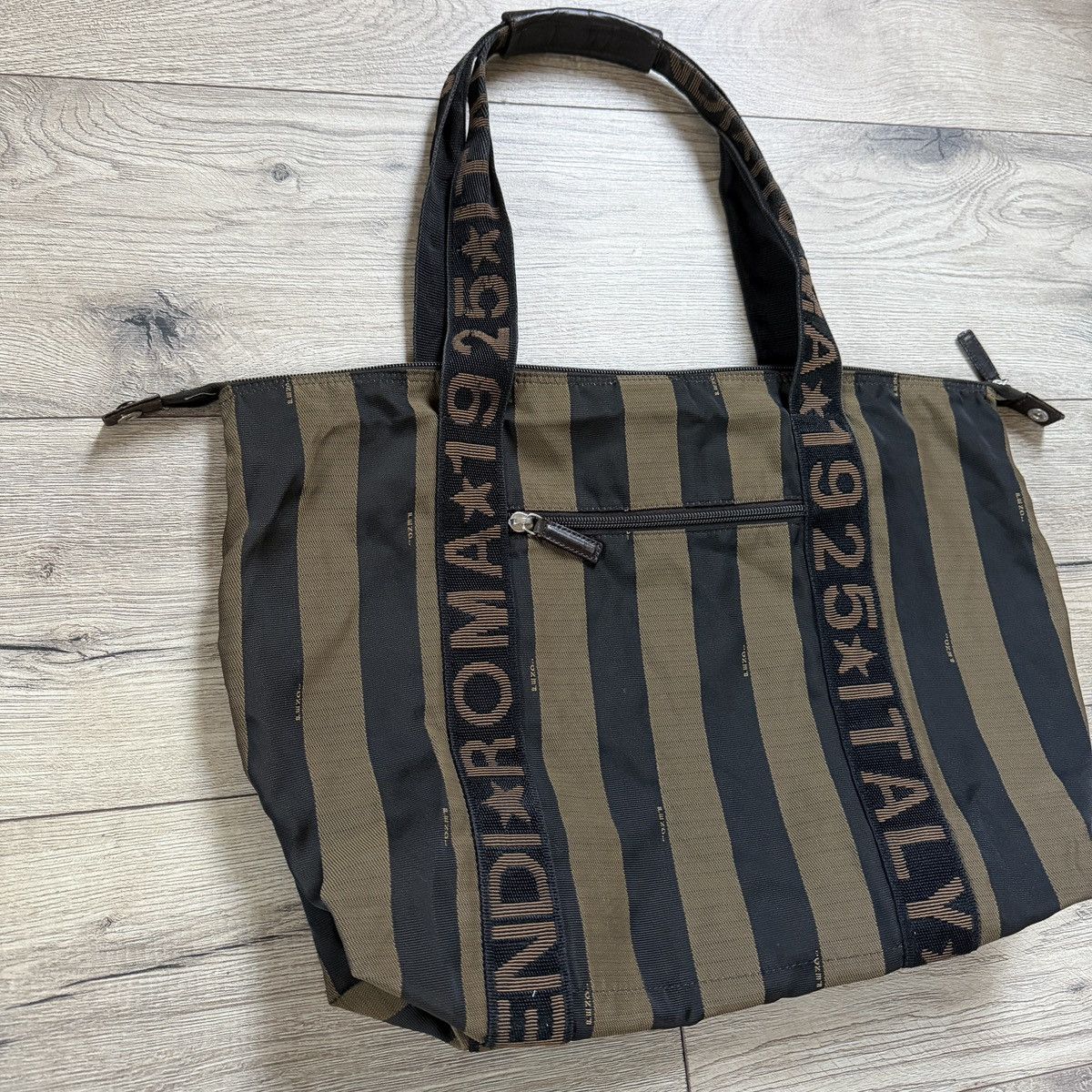 Fendi Vintage Fendi Zucca Small Monogram Handle Bag Size ONE SIZE - 7 Thumbnail