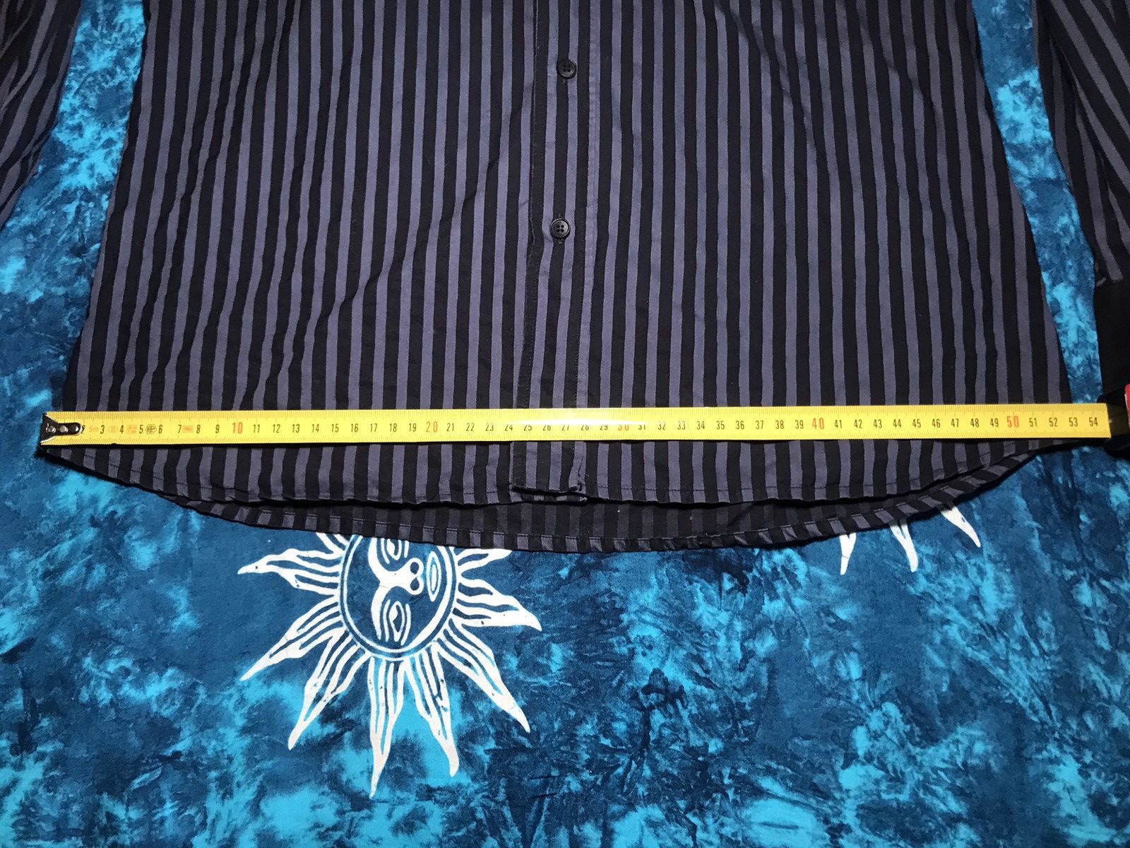 Versace Vintage Versace Stripe Button Up Medusa Shirt Cufflinks Size US M / EU 48-50 / 2 - 4 Thumbnail