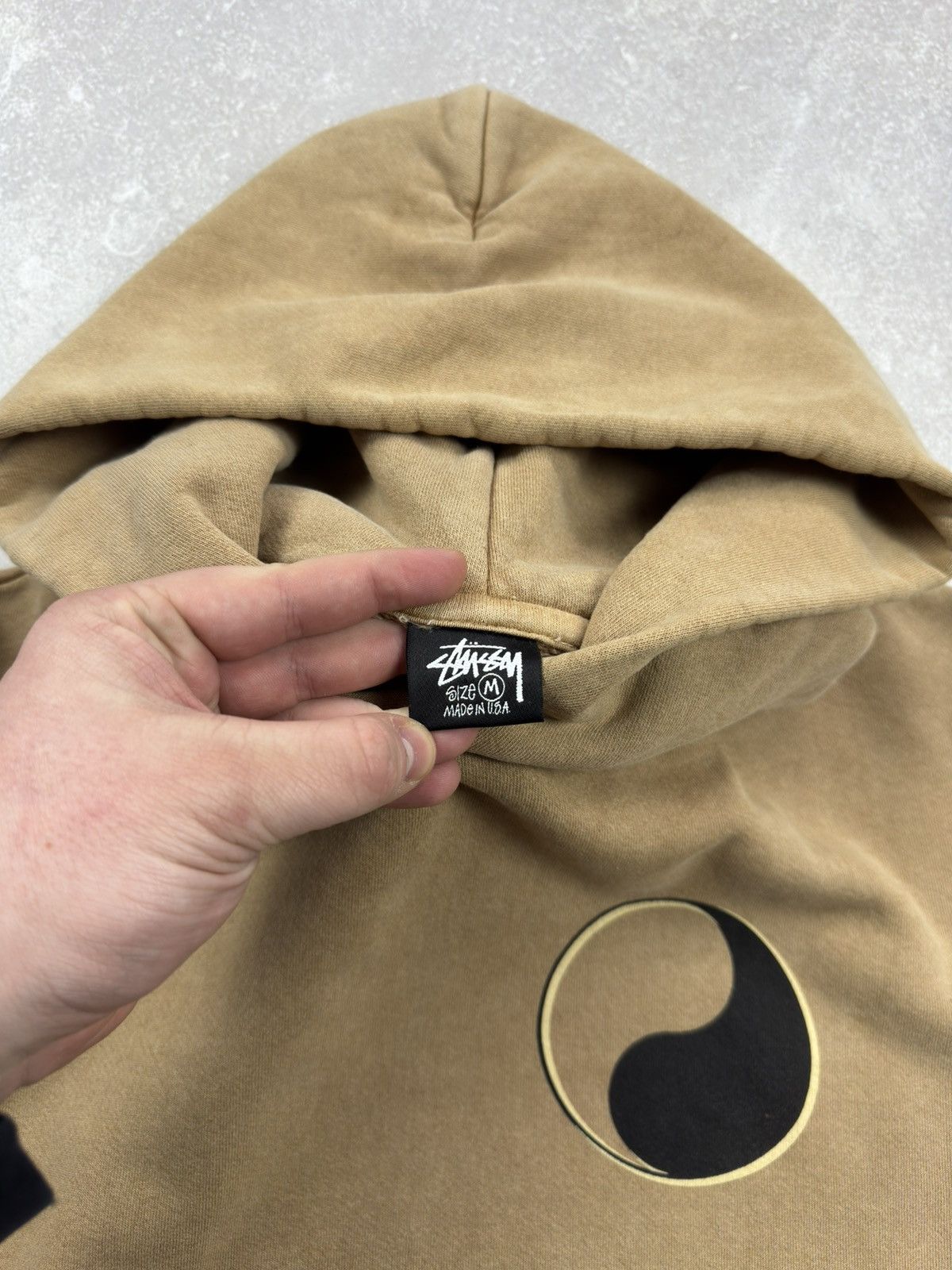 Stussy Stussy x Our Legacy Shadow Pigment Dyed Desert Hoodie USA Size US M / EU 48-50 / 2 - 5 Thumbnail