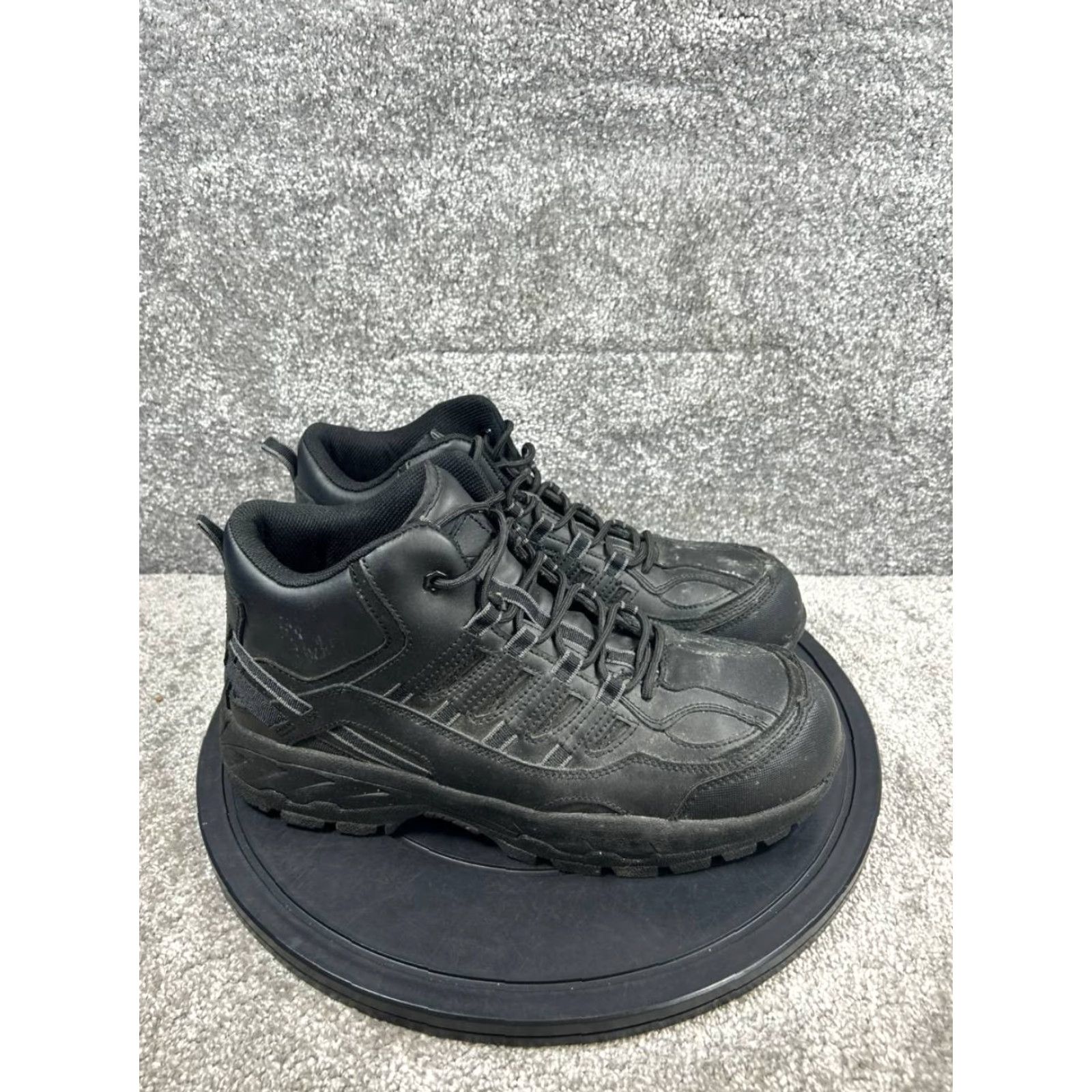 Vintage SR Max Boone Boot Mens 13 M Black Leather MaxTRAX Waterproof Steel Toe Work Boot Mens Footwear Size US 13 / EU 46 - 2 Thumbnail