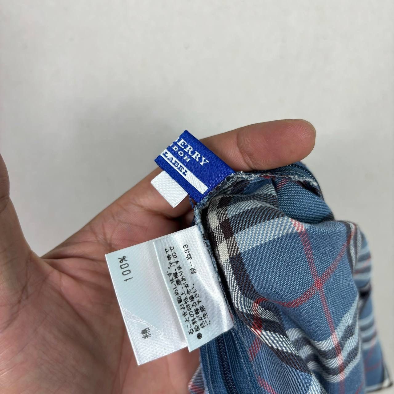 Burberry NWT Burberry Blue Label Plaid Tie Neck Top Size 36 Y2K Japan Size S / US 4 / IT 40 - 6 Thumbnail