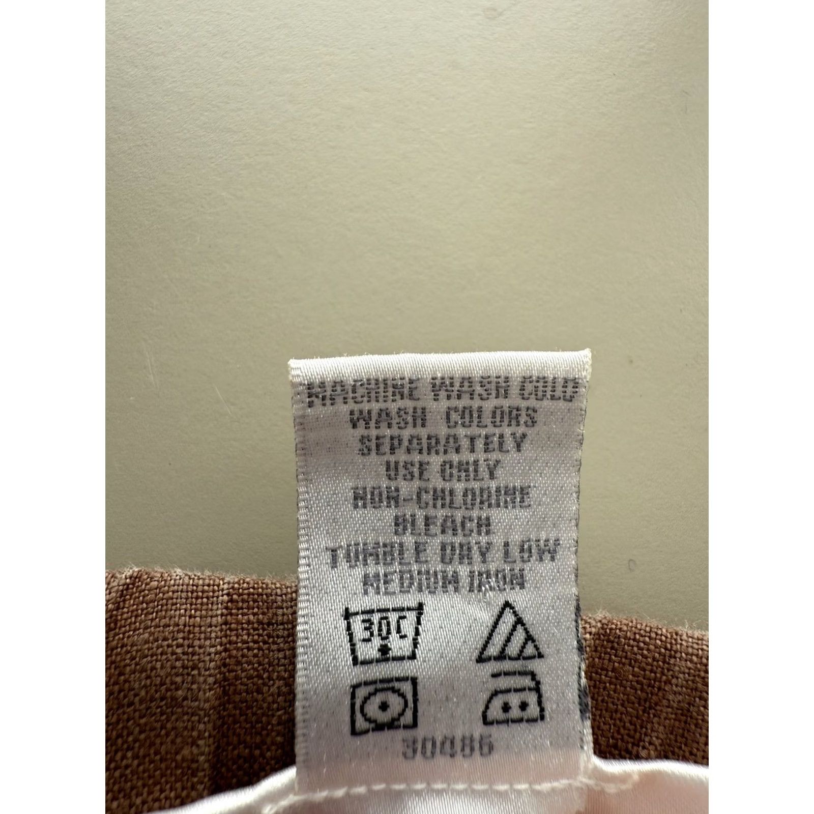 Rusty Chadwick’s Pants Size 16 Womens Rusty Tan Linen Coastal Beach Size 38" / US 16 / IT 52 - 5 Thumbnail