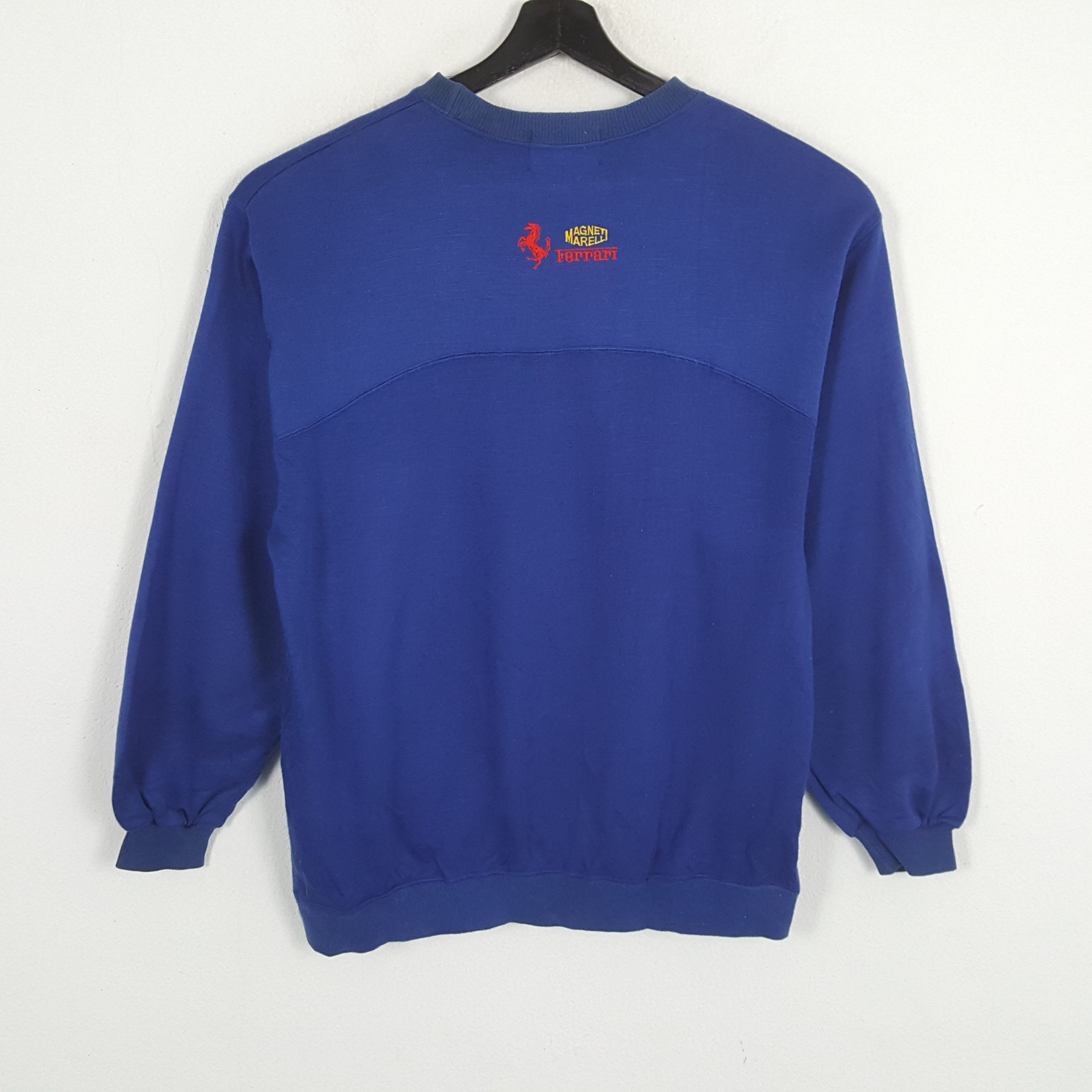 Ferrari × Vintage FERRARI MAGNETI MARELLI Center Logo Vintage Sweatshirt Size US M / EU 48-50 / 2 - 3 Thumbnail