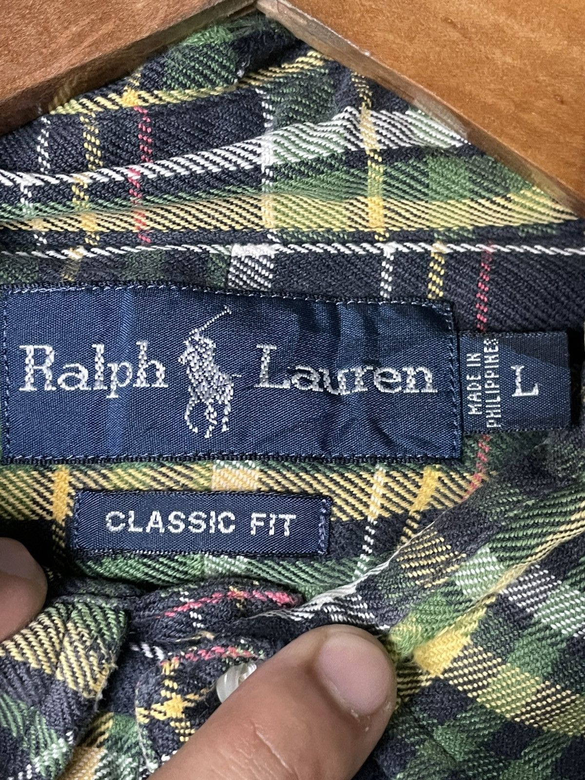 Ralph Lauren × Vintage Vintage Ralph Lauren Button Up Flannel (52) Size US L / EU 52-54 / 3 - 8 Thumbnail