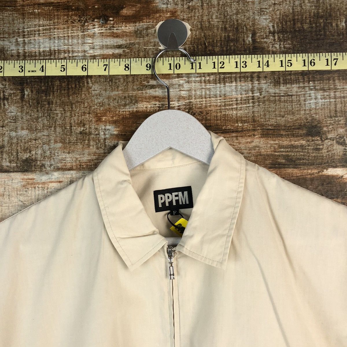 PPFM × Vintage Ppfm Cream vintage Work Shirt #A2224 Size US M / EU 48-50 / 2 - 4 Thumbnail