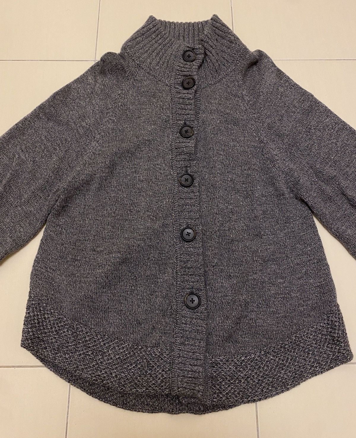 Japanese Brand 23 Homme 3/4 Sleeve Knit Sweater Size M / US 6-8 / IT 42-44 - 3 Thumbnail