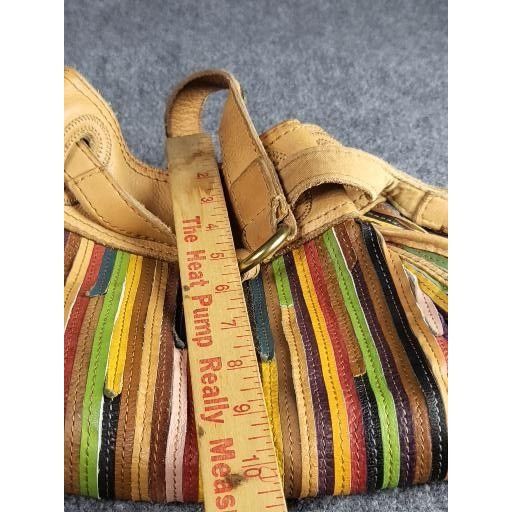 Lucky Brand Lucky Brand Sunshine Daydream Hobo Shoulder Bag Cognac Leath Size ONE SIZE - 10 Thumbnail