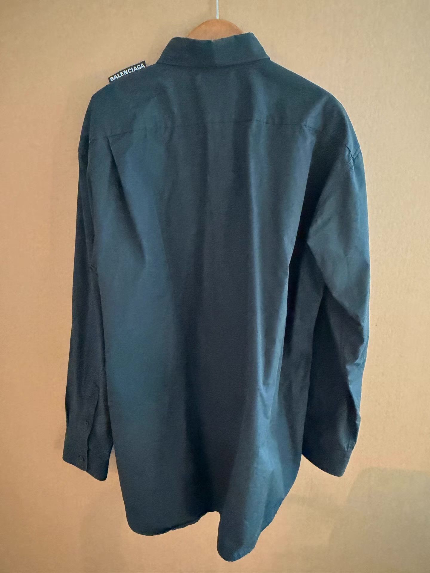 Balenciaga Balenciaga Black Long Sleeve Shirt Q16 Size US M / EU 48-50 / 2 - 3 Thumbnail