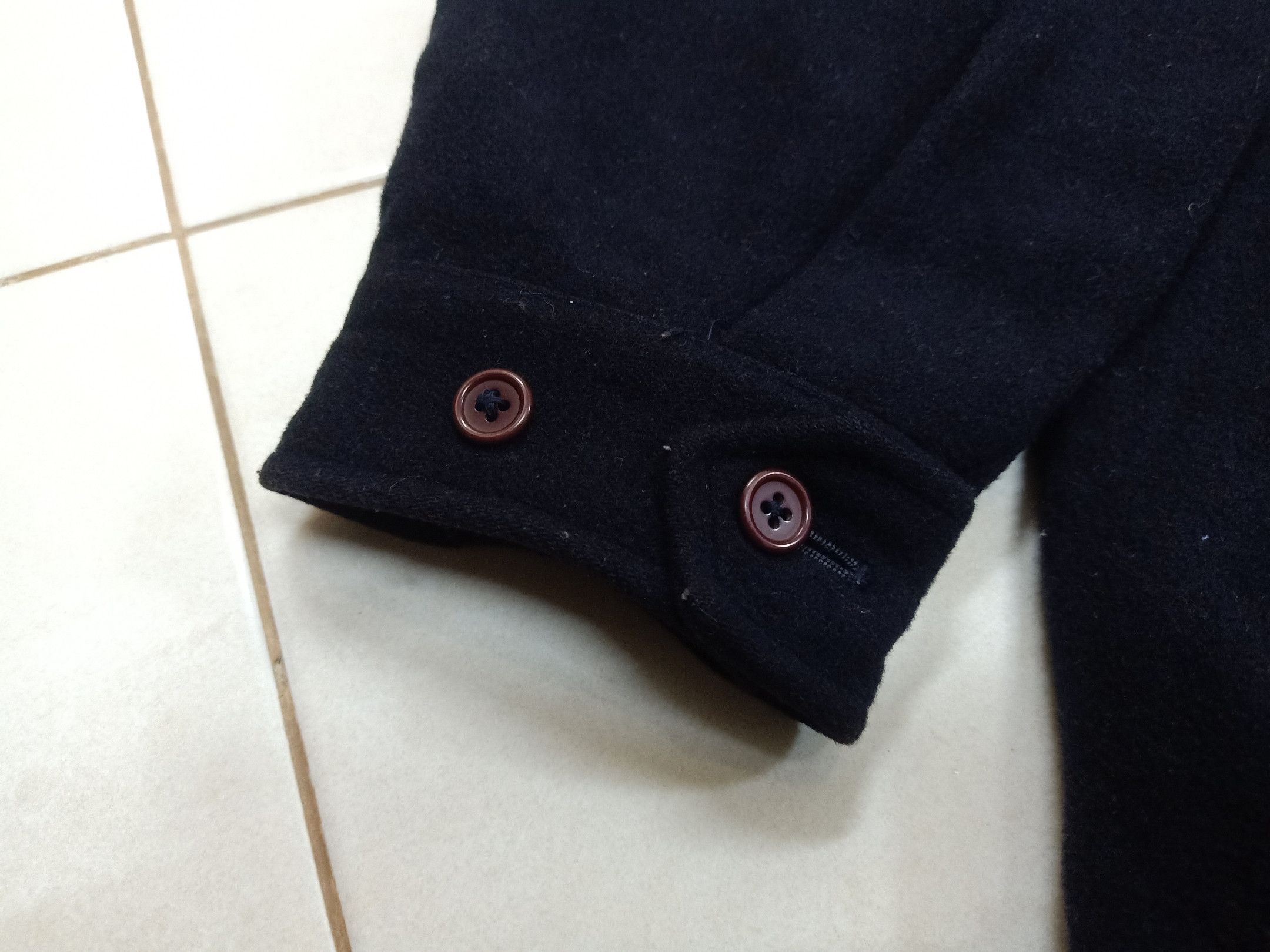 Burberry Rare!! BURBERRYS 80s Made In England Dark Navy Jacket Size US XL / EU 56 / 4 - 9 Thumbnail