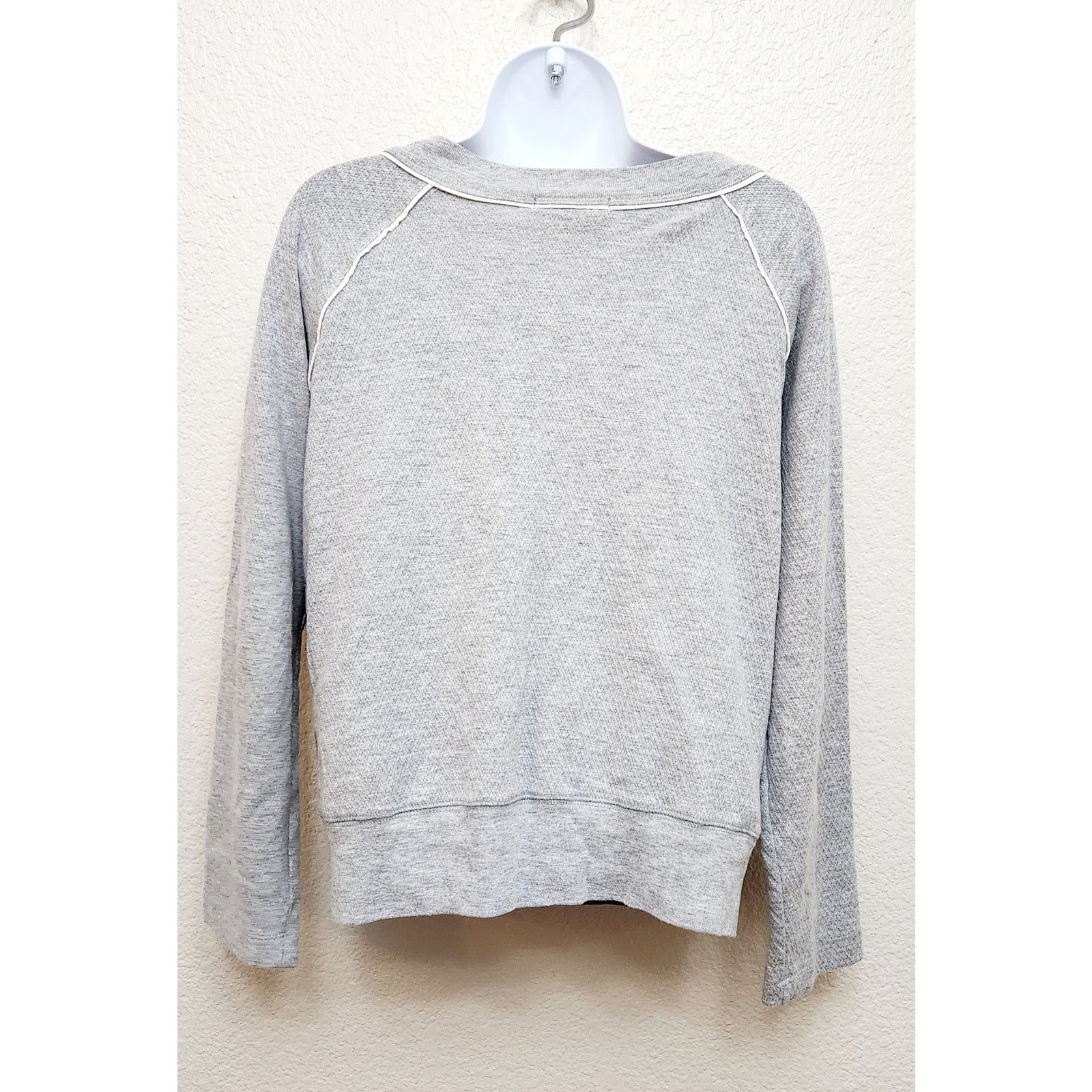 Other L.A. Movers Gray Full Zip Contrasting Trim Sweatshirt Medium Size M / US 6-8 / IT 42-44 - 2 Thumbnail